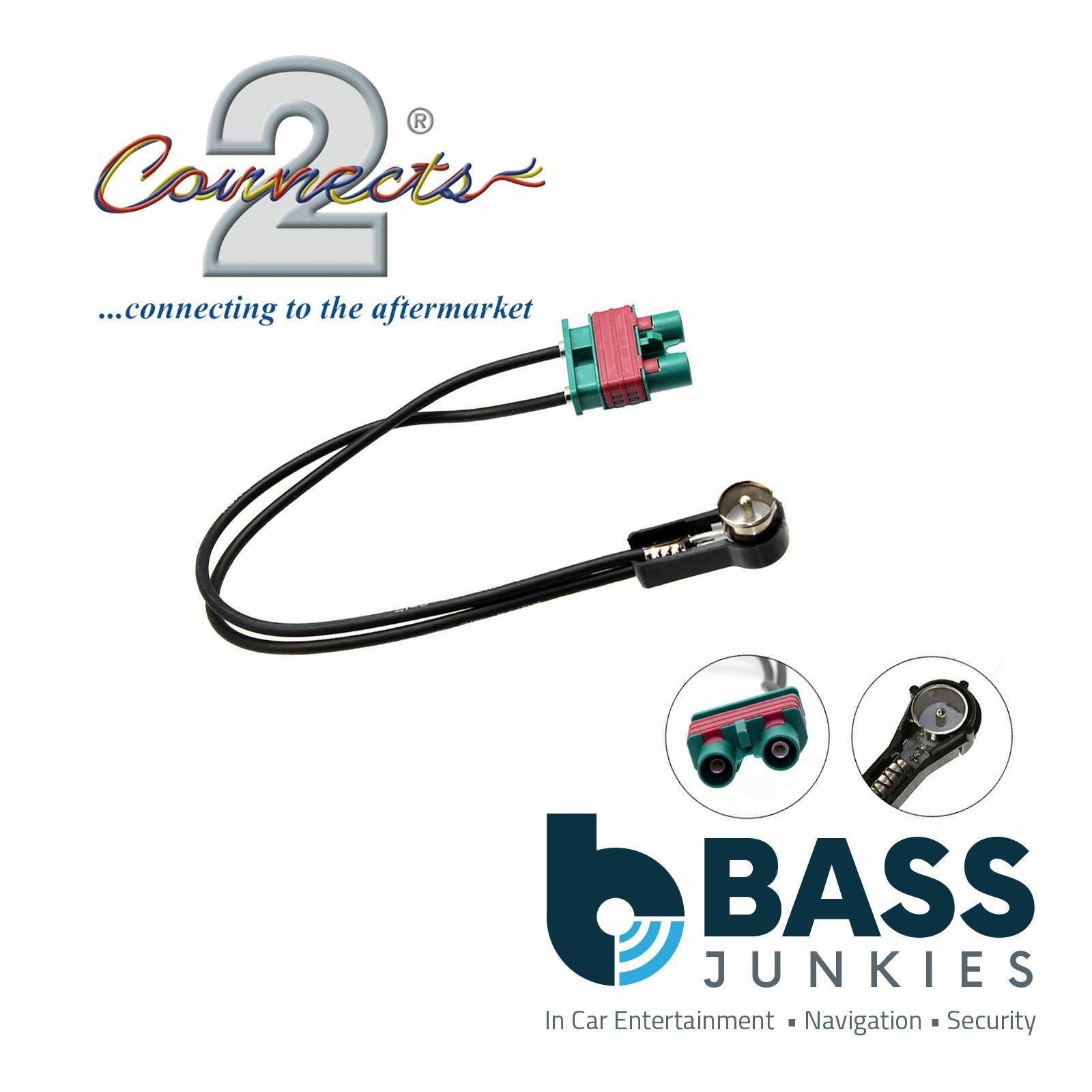 Connects2 CT27AA34 - VOLVO Car Stereo Radio Antenna Aerial Adapter Lead