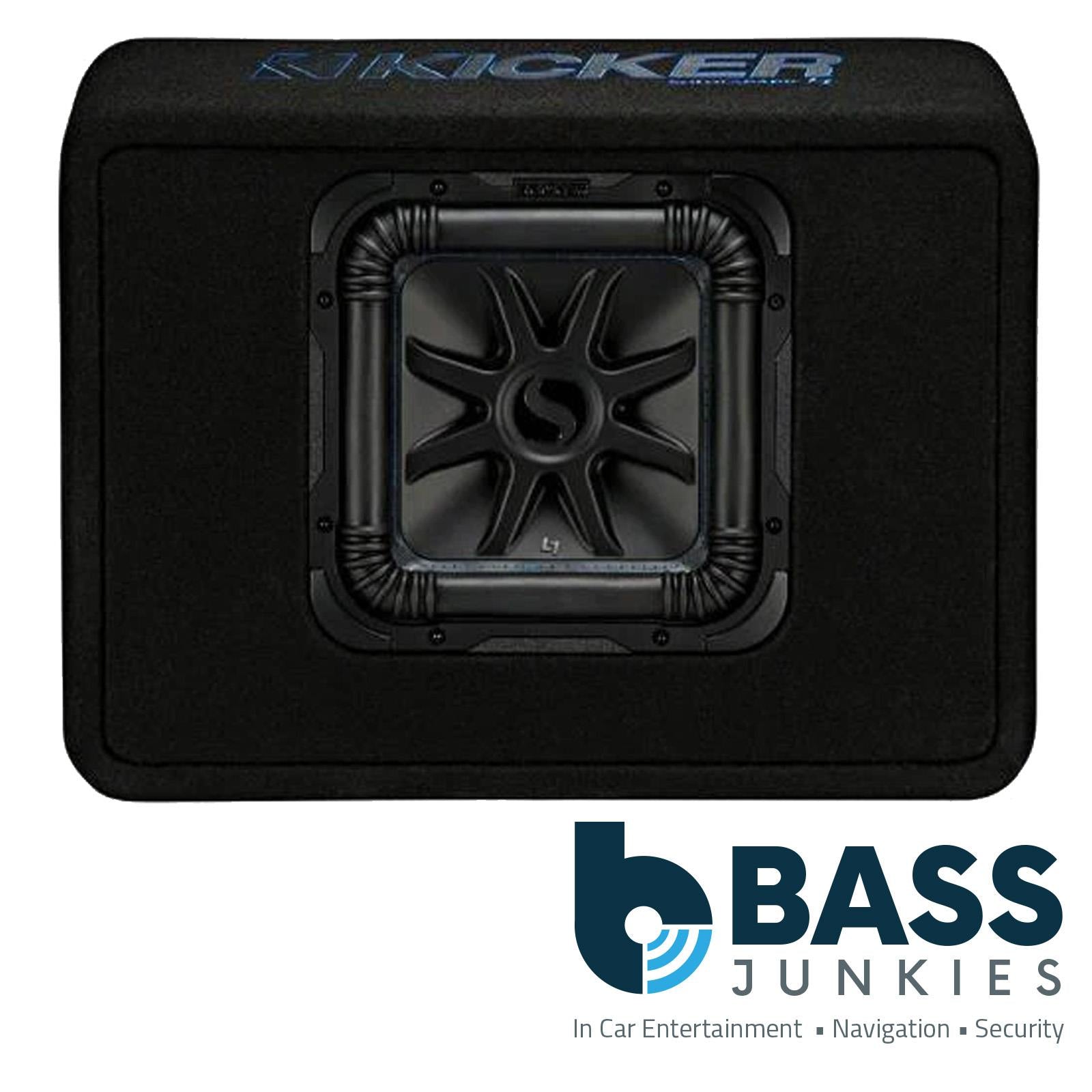 Kicker TL7S102 - Solo-Baric L7 10" 25cm 1200 Watts 2 Ohm Slim Thin Loaded Sealed Bass Box Enclosure