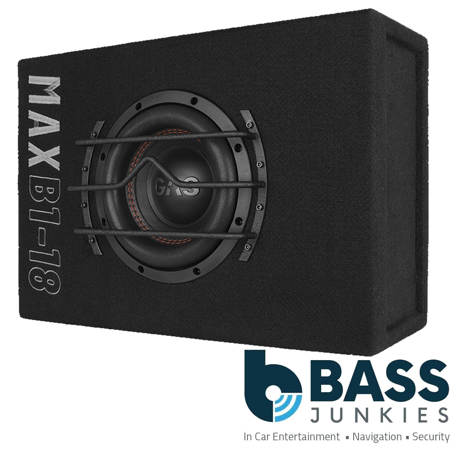 Gas MAX B1-18 - 1000 Watts 8 Inch 20cm Vented Enclosure Car Subwoofer