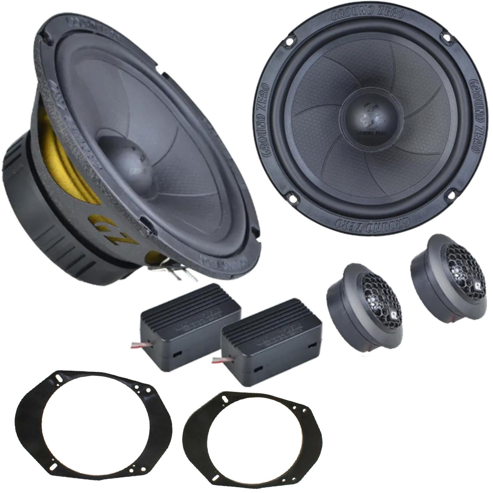 Ford Fiesta 2001 - 2008 300 Watts 6.5" 2 Way Component Front Door Car Speakers
