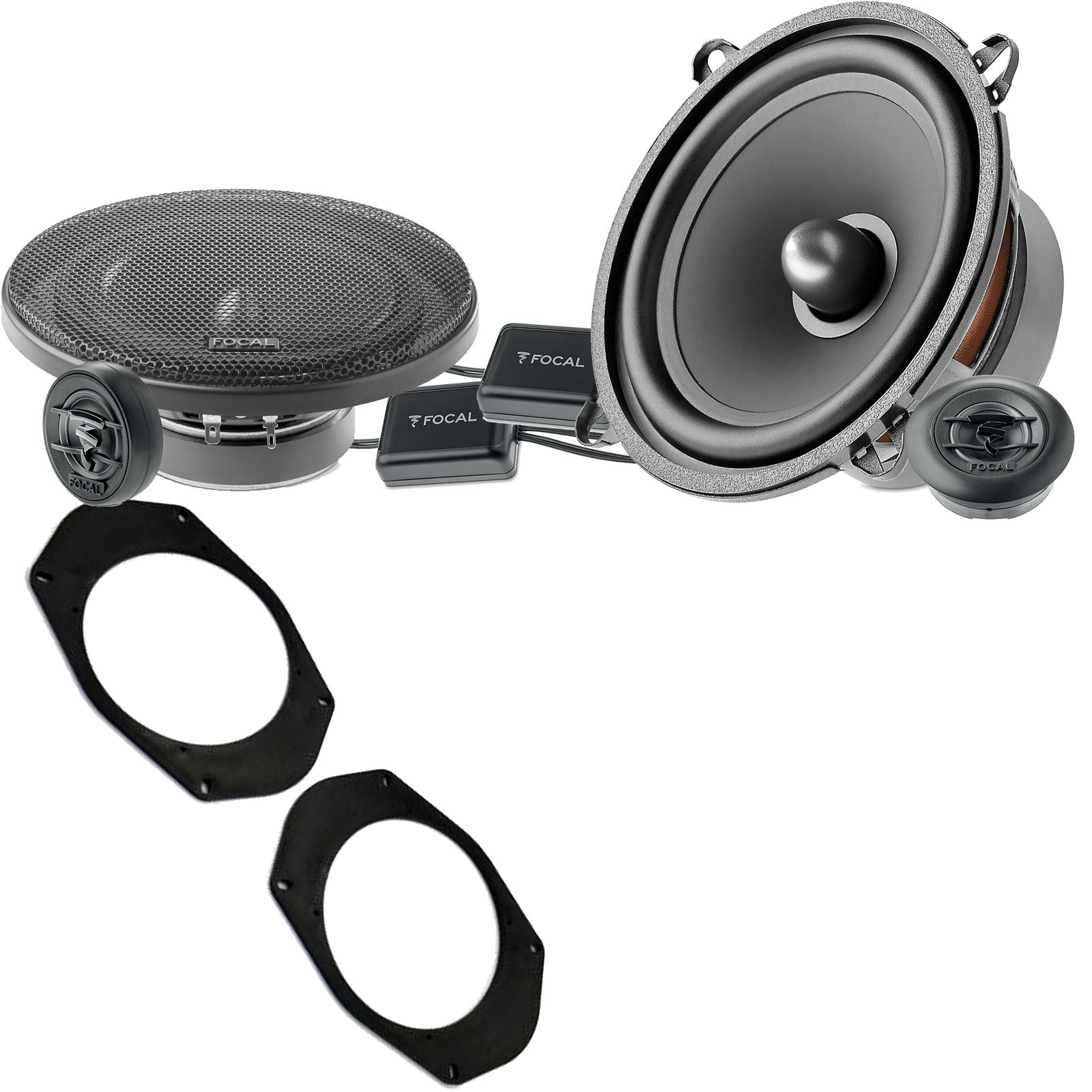 Focal Auditor ASE130 130mm/13cm/5.25"Car Component Speakers (Pair Max 200 watts) Fits Jeep Wrangler 1997-06