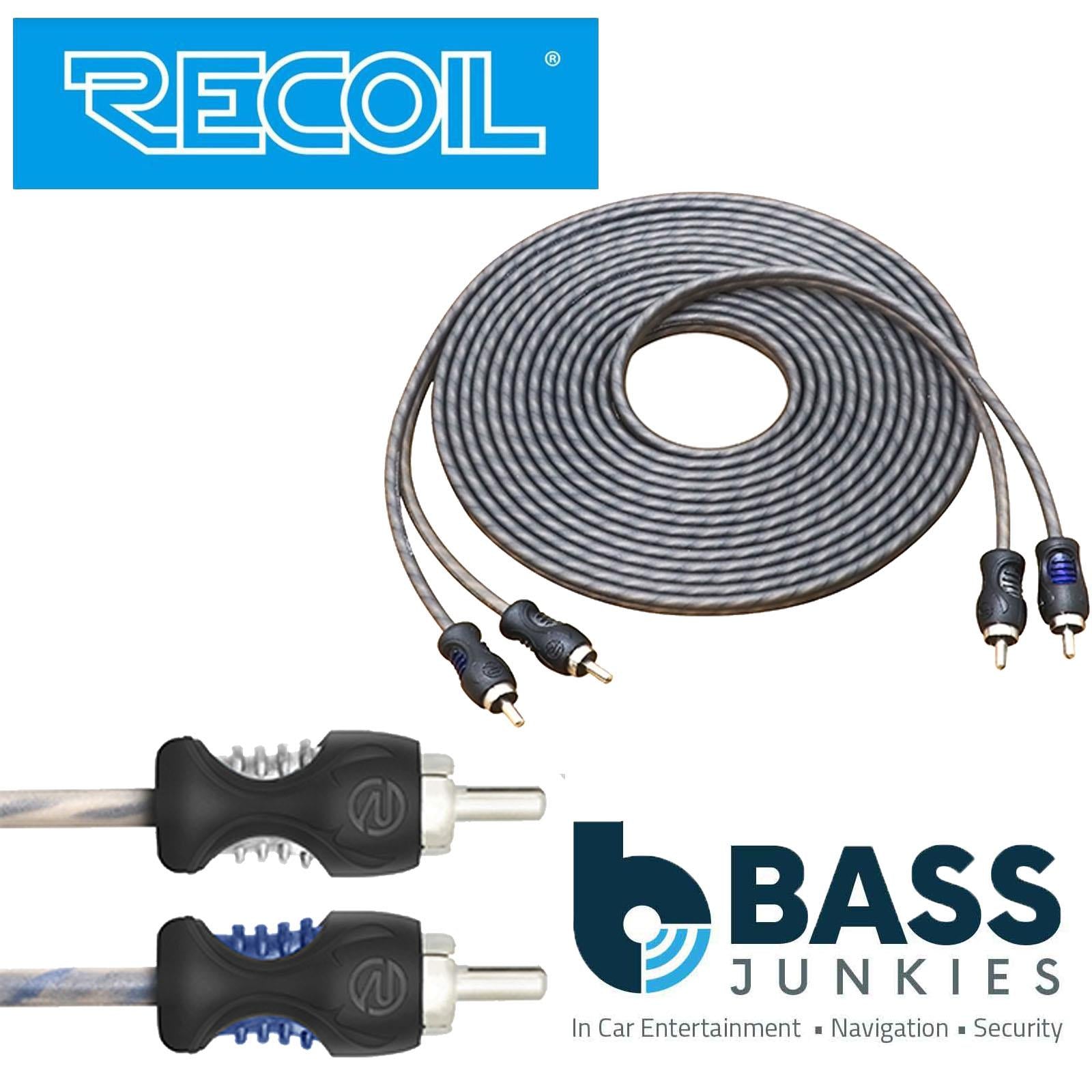 Recoil RCI217 - 5 Meter 2-Channel Oxygen-Free Copper Noise Reduction RCA Phono