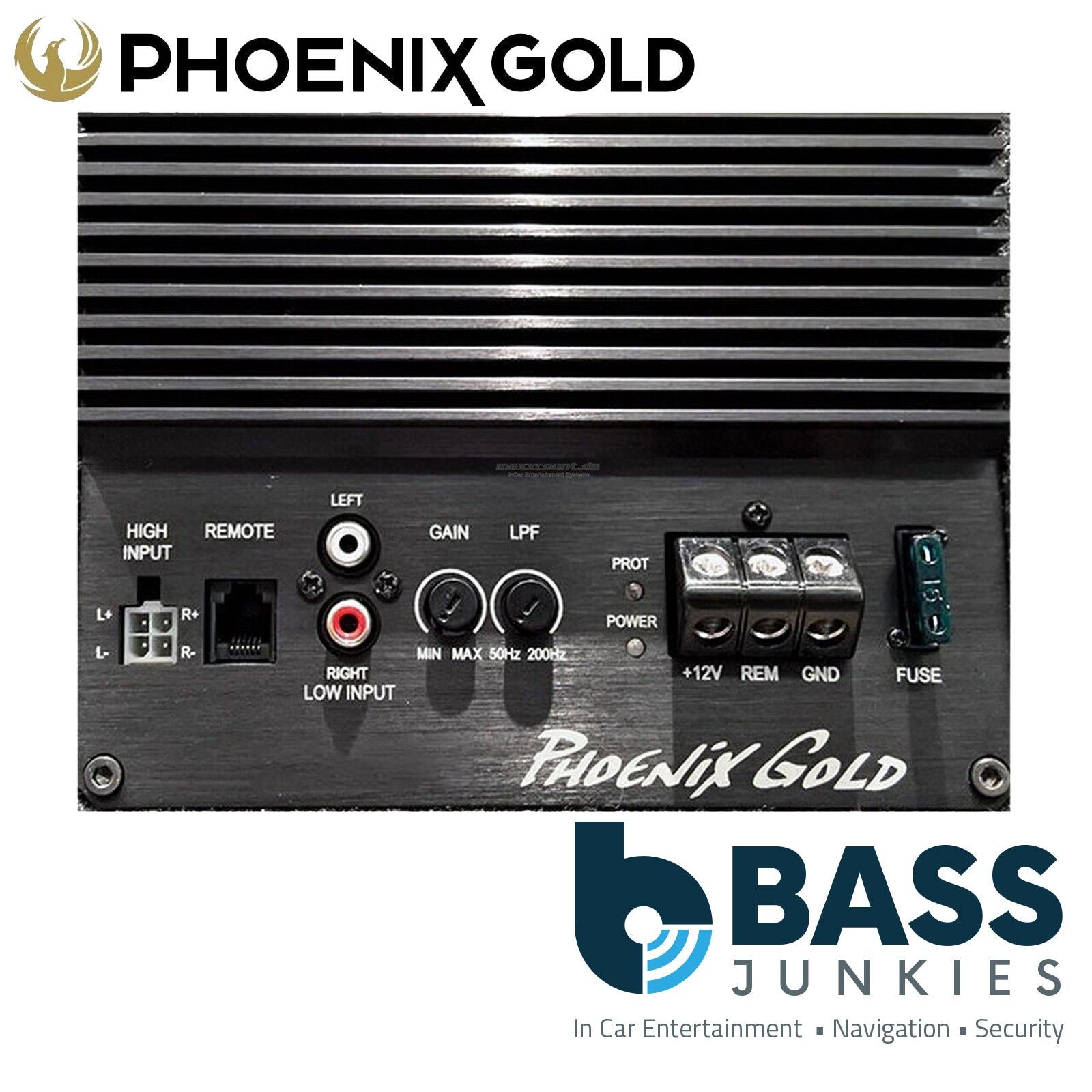 Phoenix Gold Z112AB - Z Series 12" 320 Watts Single Subwoofer Active Amplified Car Enclosure Box