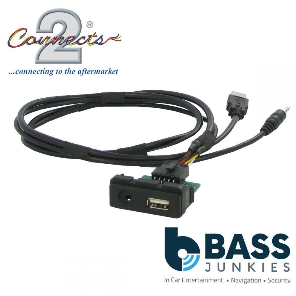 Connects2 CTMAZDAUSB Mazda 2 3 5 6 CX-5 CX-7 Car Stereo USB Retention Interface Cable Kit