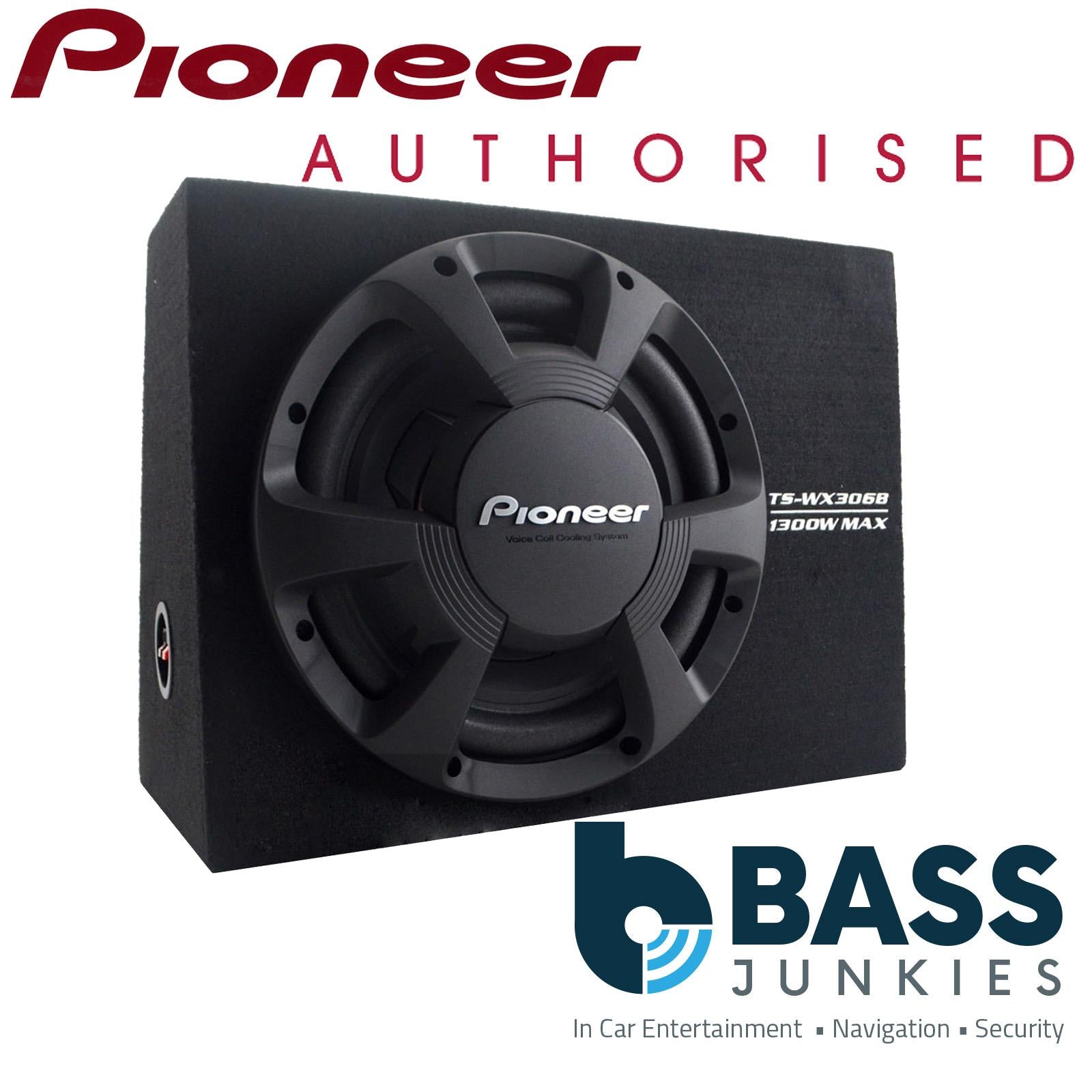 Pioneer TS-WX306B 30cm Pre-Loaded in 1300 Watts Sealed Enclosure