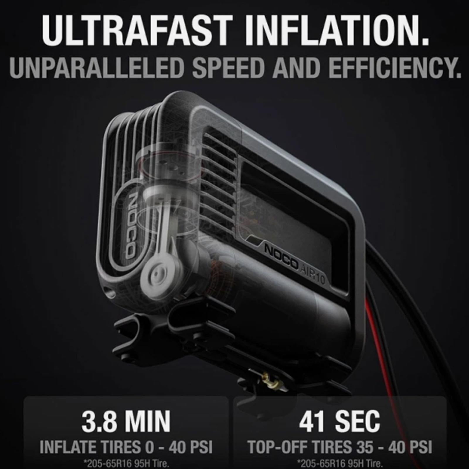 NOCO AIR10 - 10A Portable Digital Tyre Inflator Air Compressor 12V