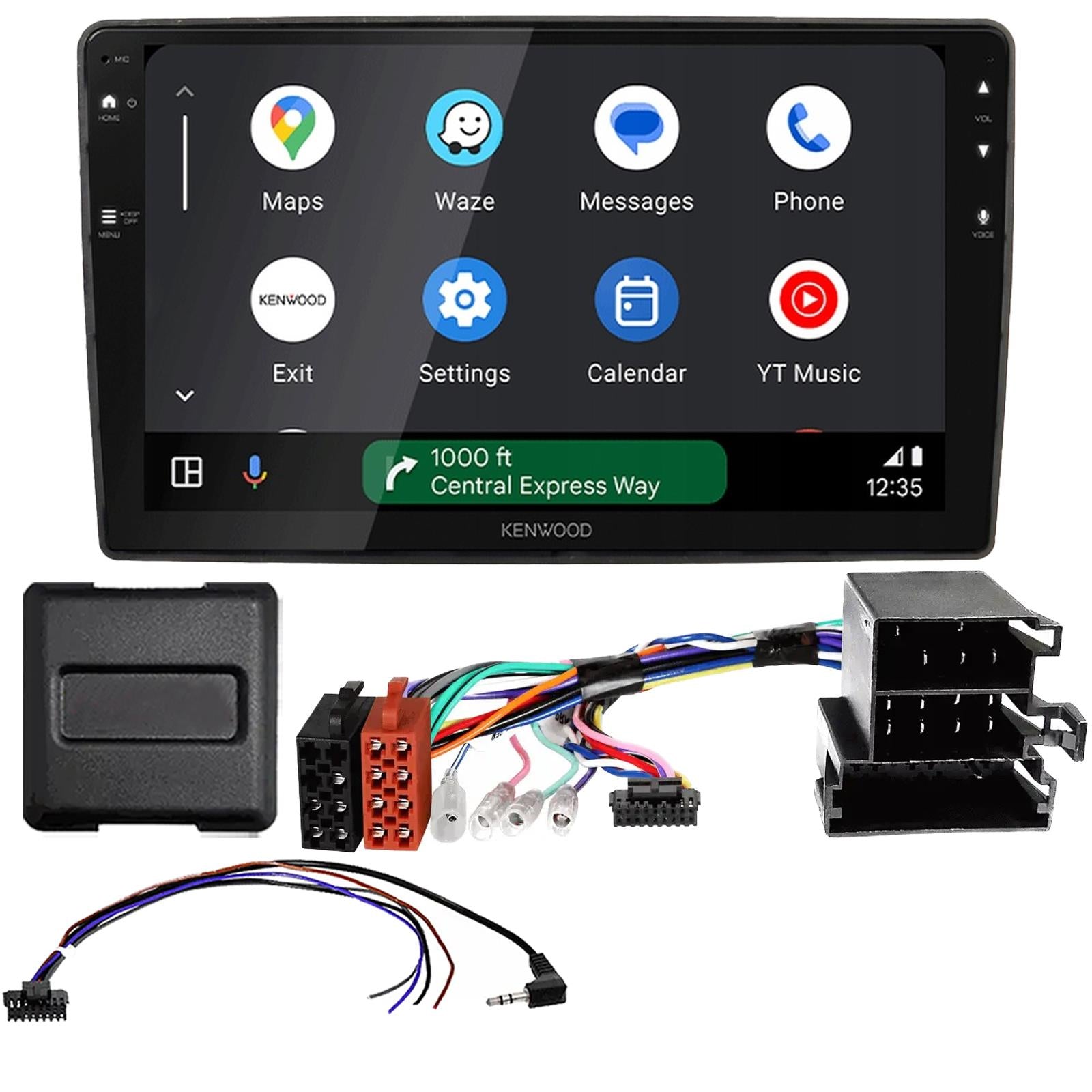 Kenwood 9" CarPlay Android Car Stereo Kit For Nemo Bipper Fiorino Qubo 2008 On