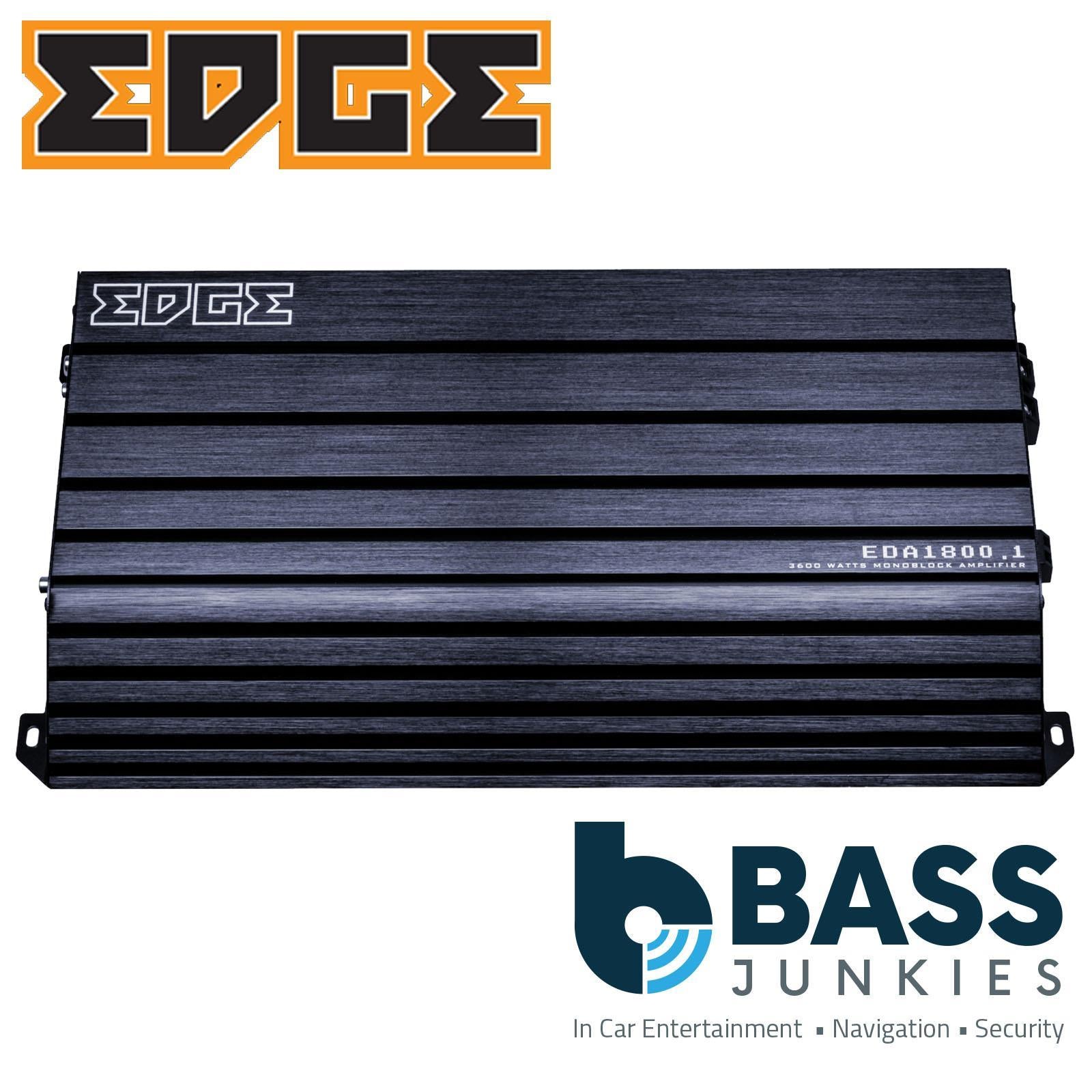 EDGE EDA1800.1-E8 DBX Series Monoblock 3600 Watts Car Amplifier