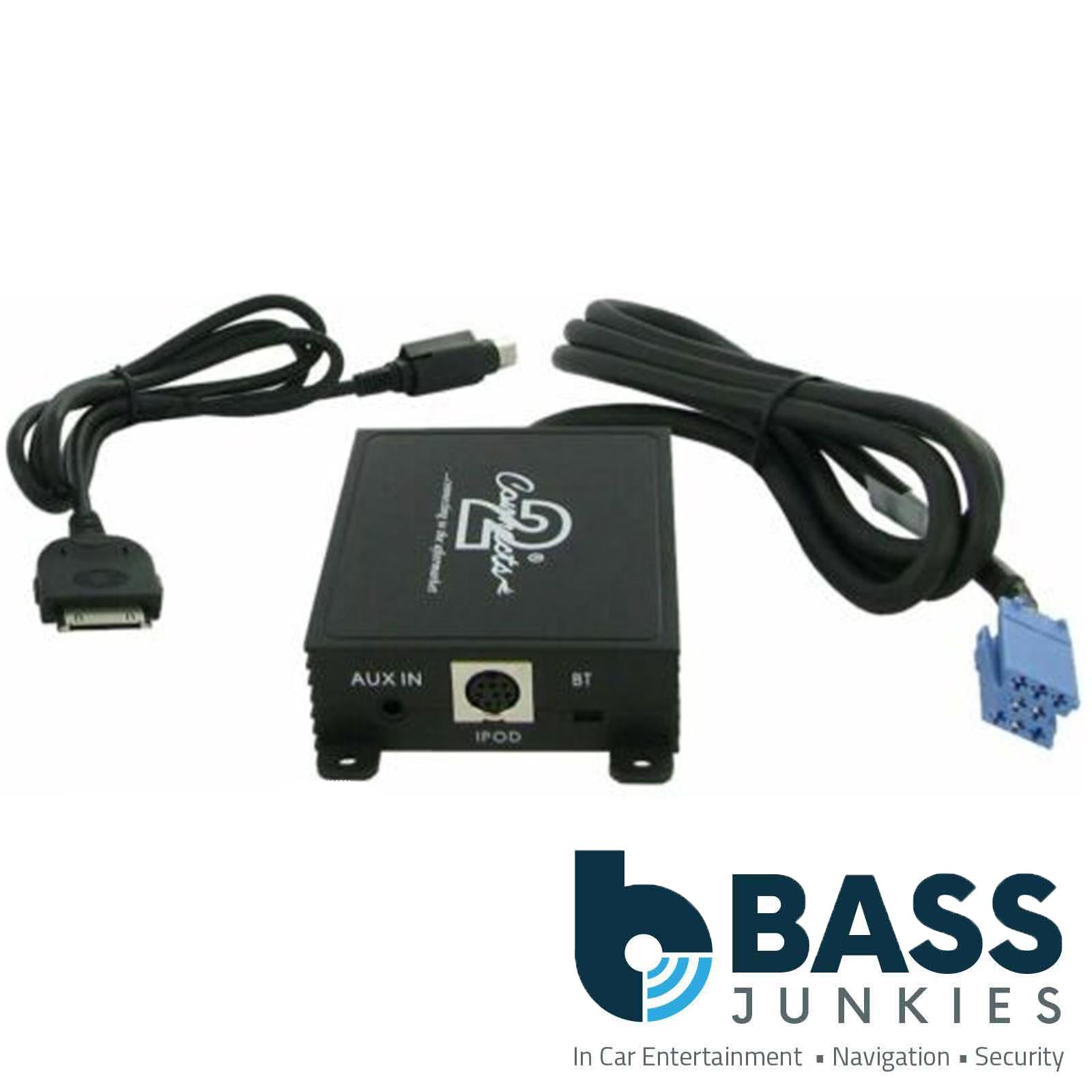 Car Radio Stereo iPod iPhone & Aux In Interface Adaptor for Peugeot 206 2002>