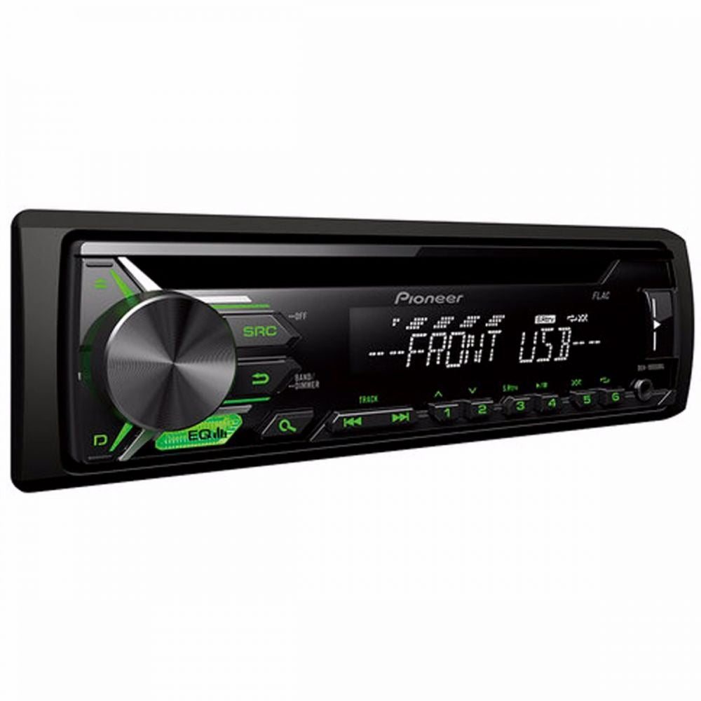 Pioneer DEH-1900UBG - Car stereo with RDS tuner, CD, USB and Aux-In.