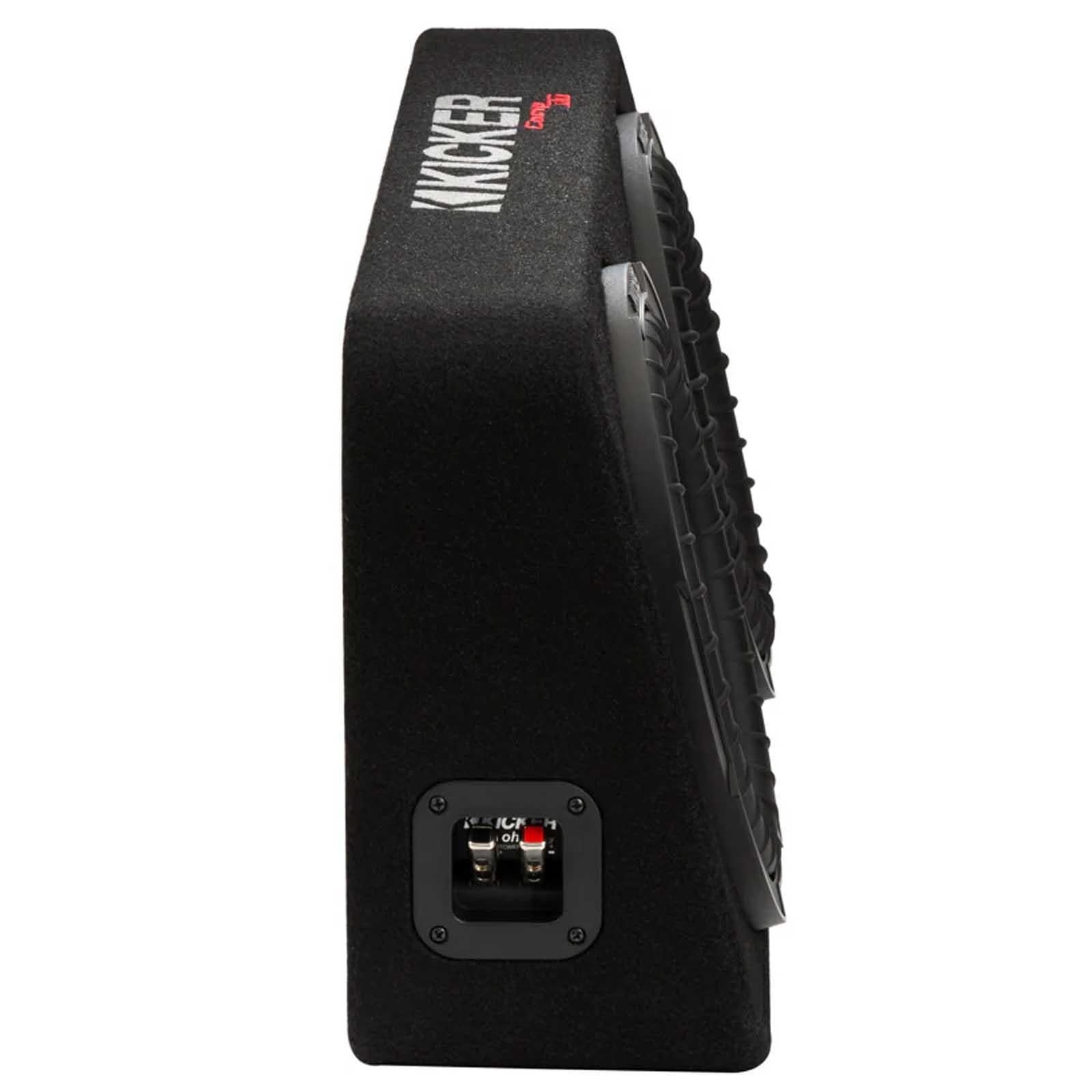 Kicker 48TCWRT102 - 800W 10" CompRT Thin Car Sub Subwoofer Enclosure 2 Ohm