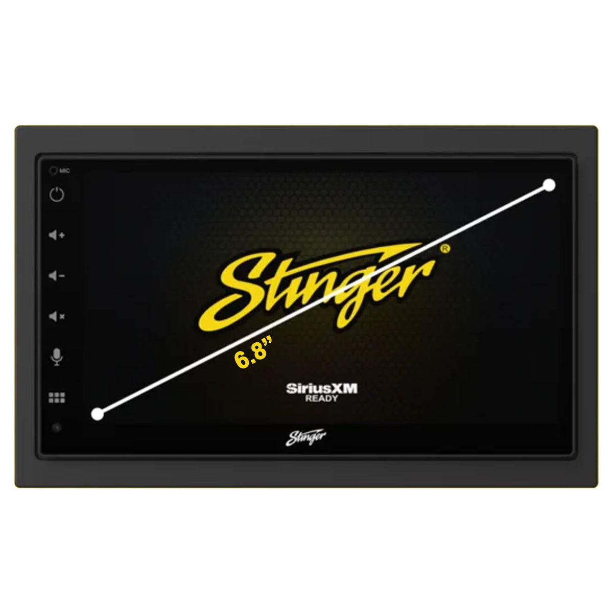 Stinger IE268E 6.8" Touchscreen Apple CarPlay Android Auto BT DAB Car Stereo