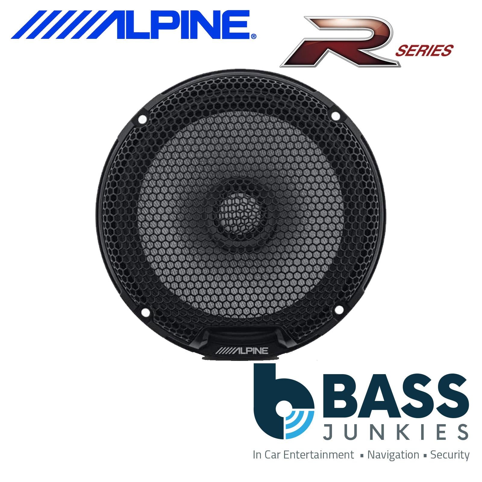 Alpine R2-S65 - 16.5cm 6.5" 2-Way 600 Watts Coaxial Van Door Shelf Car Speakers