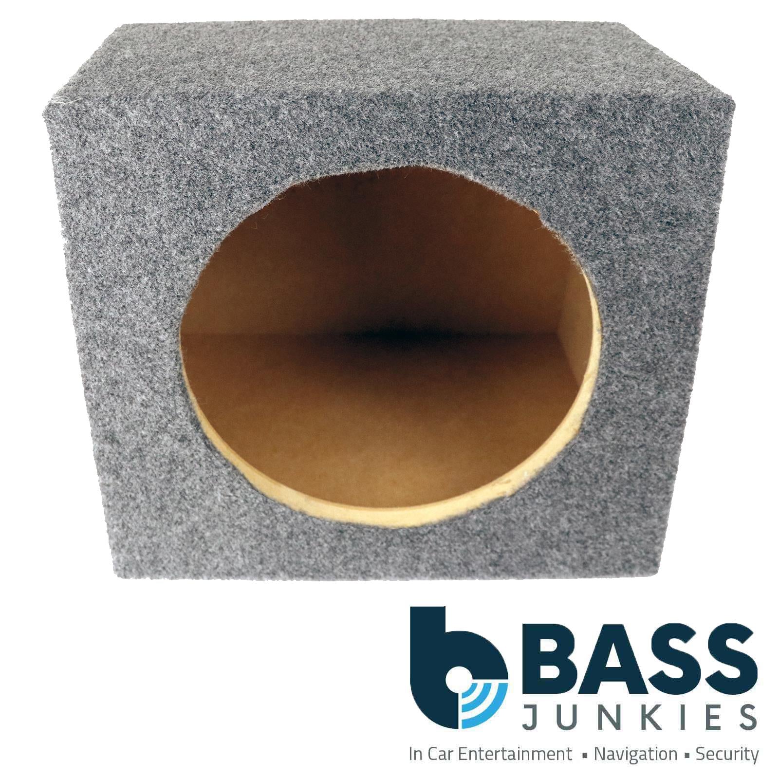 Recoil SUB12SG - Single 30cm 12" Inch Sealed Grey Carpet Car Subwoofer Bass Box