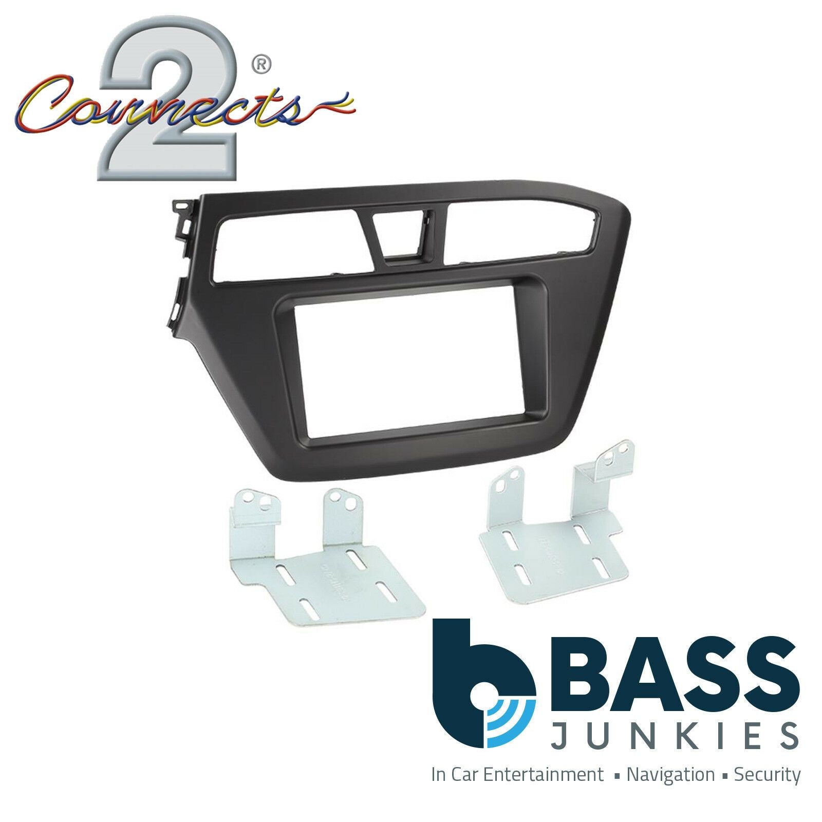 Connects2 CT23HY42L Hyundai i20 2014 Onwards LHD Car Stereo Double Din Fascia Panel