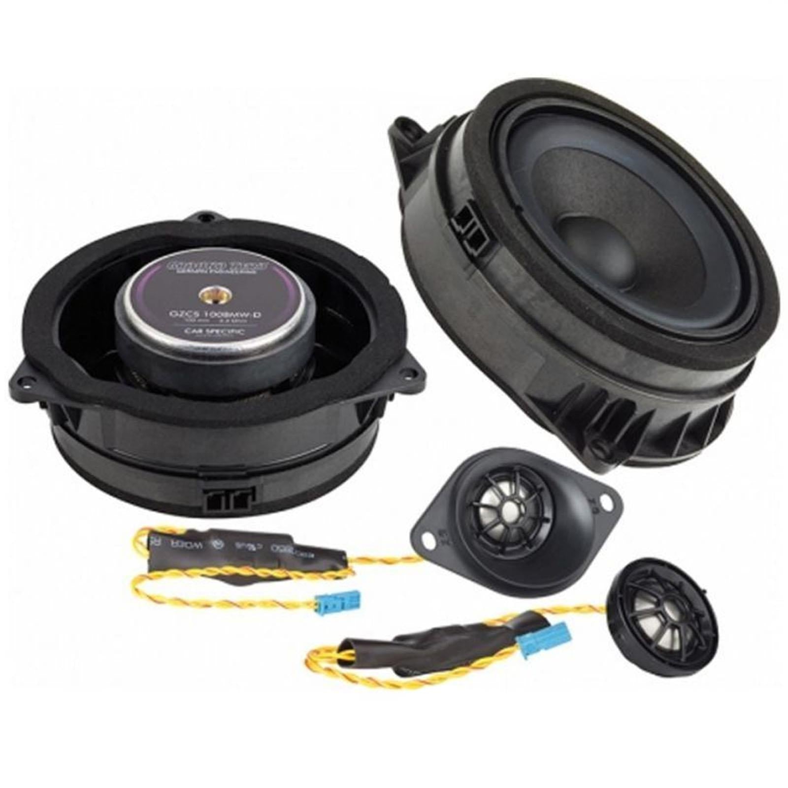 GROUNDZERO GZCS 100BMW-D - 4" Inch BMW 5 Series F10 F11 F18 2-Way Component Front Car Speakers
