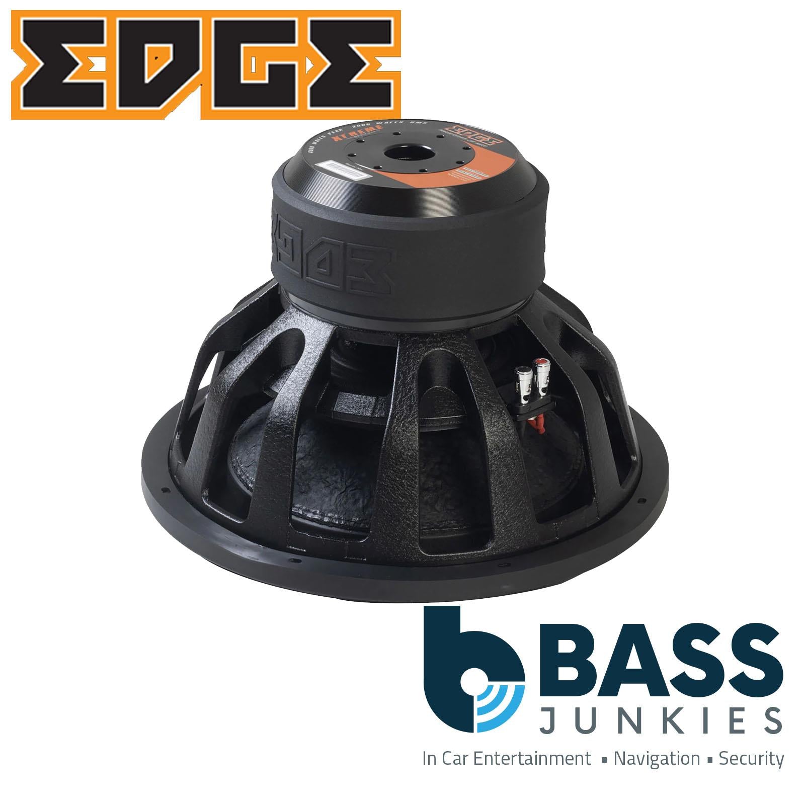 EDGE EDX15D2-E0 XTREME SERIES 15” 2250 WATTS RMS DUAL 2OHM Car SUBWOOFER