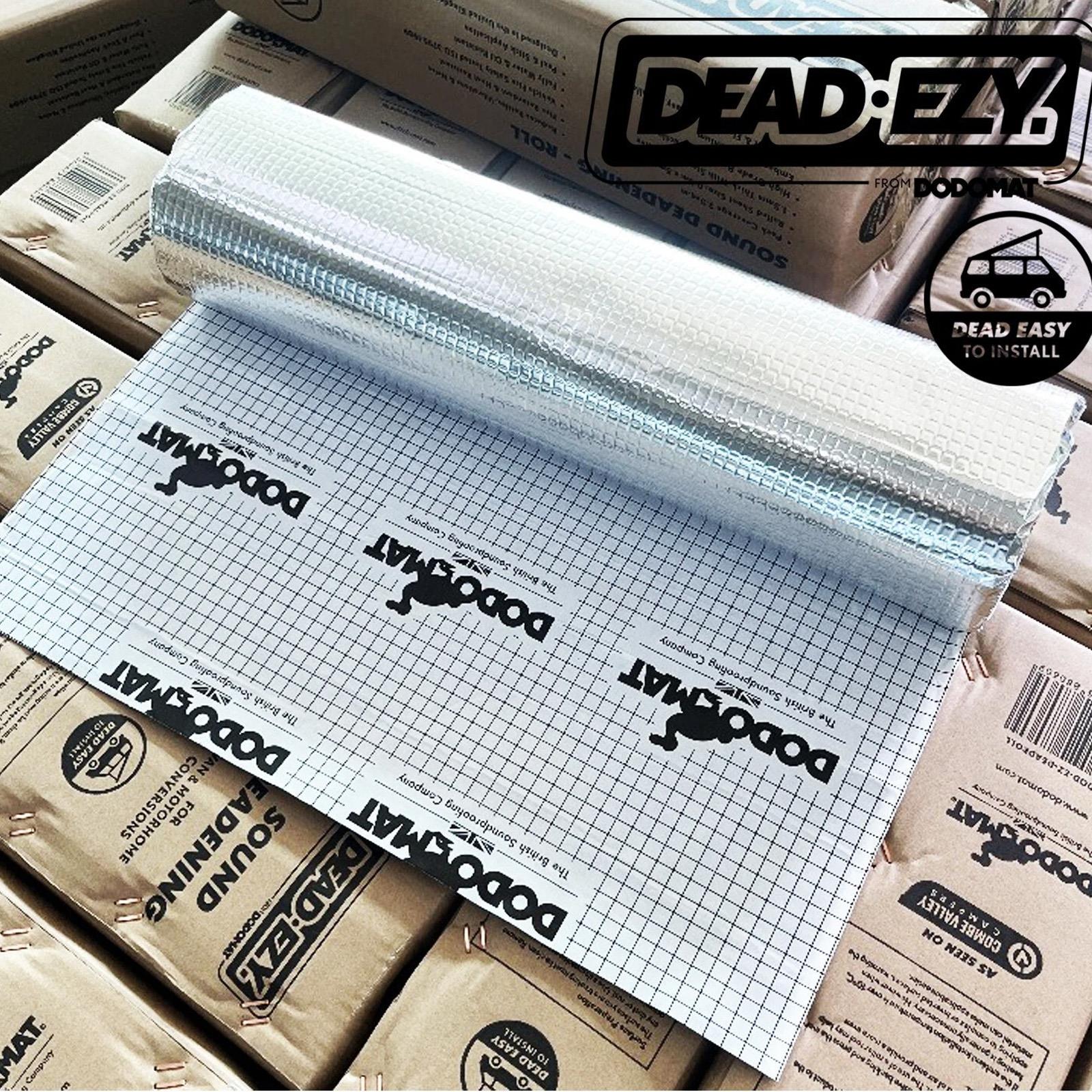 Dodo Mat DEAD-EZY Roll - 5m Roll (2.5sq.m) Sound Deadening Vibration Proofing Mat