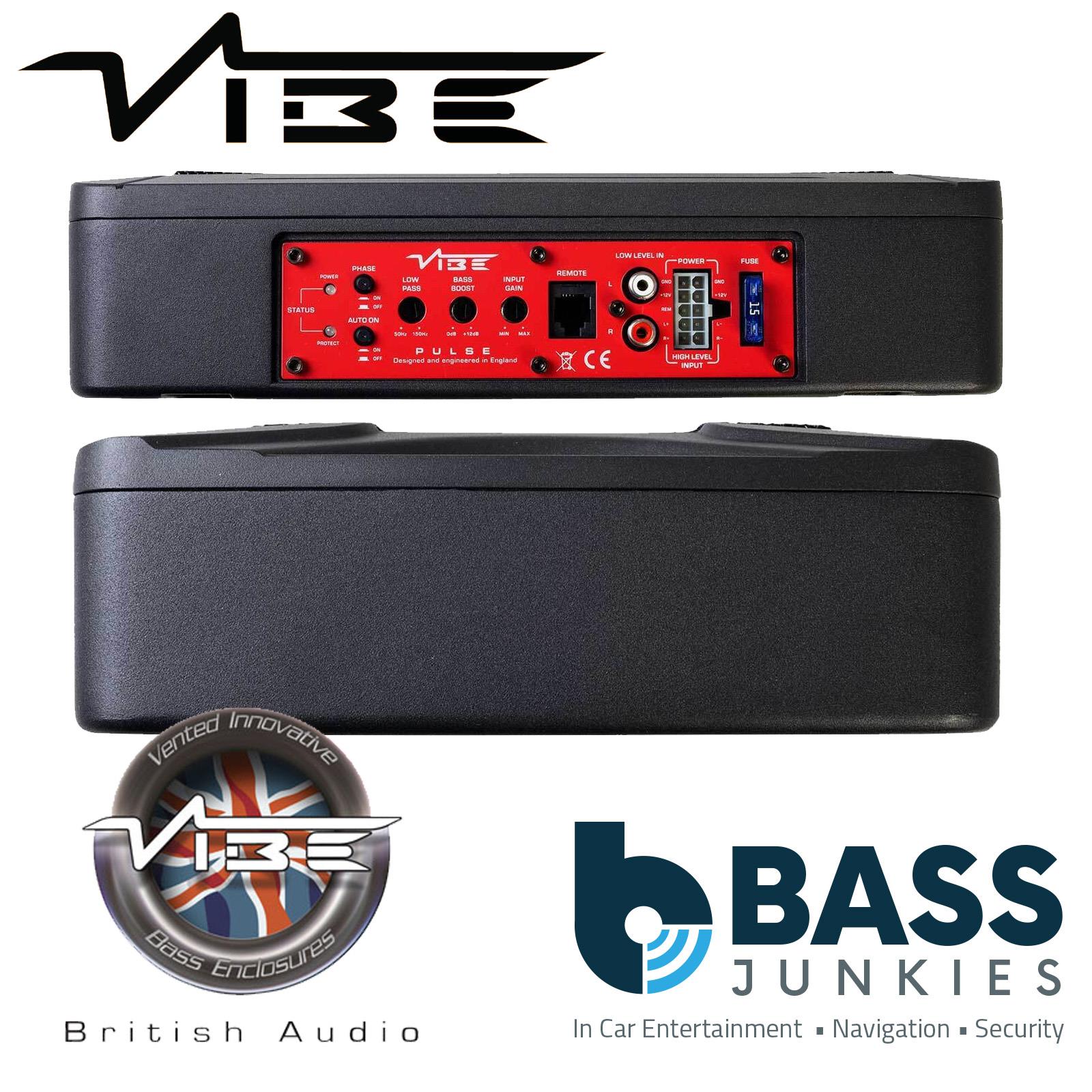 VIBE Pulse PULSEC8A-V0 240 Watts Ultra Slim Amplified Underseat Car Subwoofer