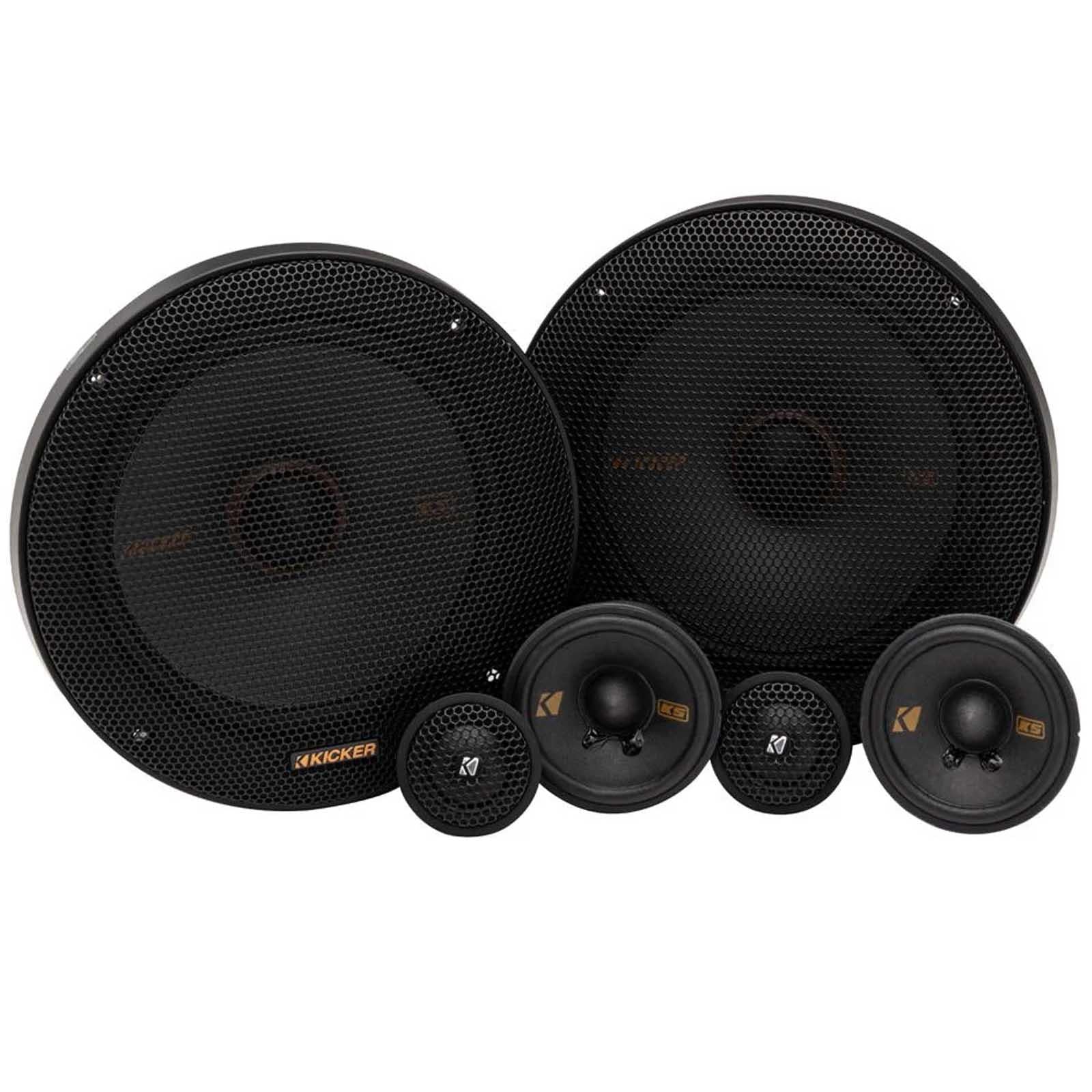 Kicker 51KSS365 - 6.5" 160 Watts 3-Way Component Car Speaker Kit