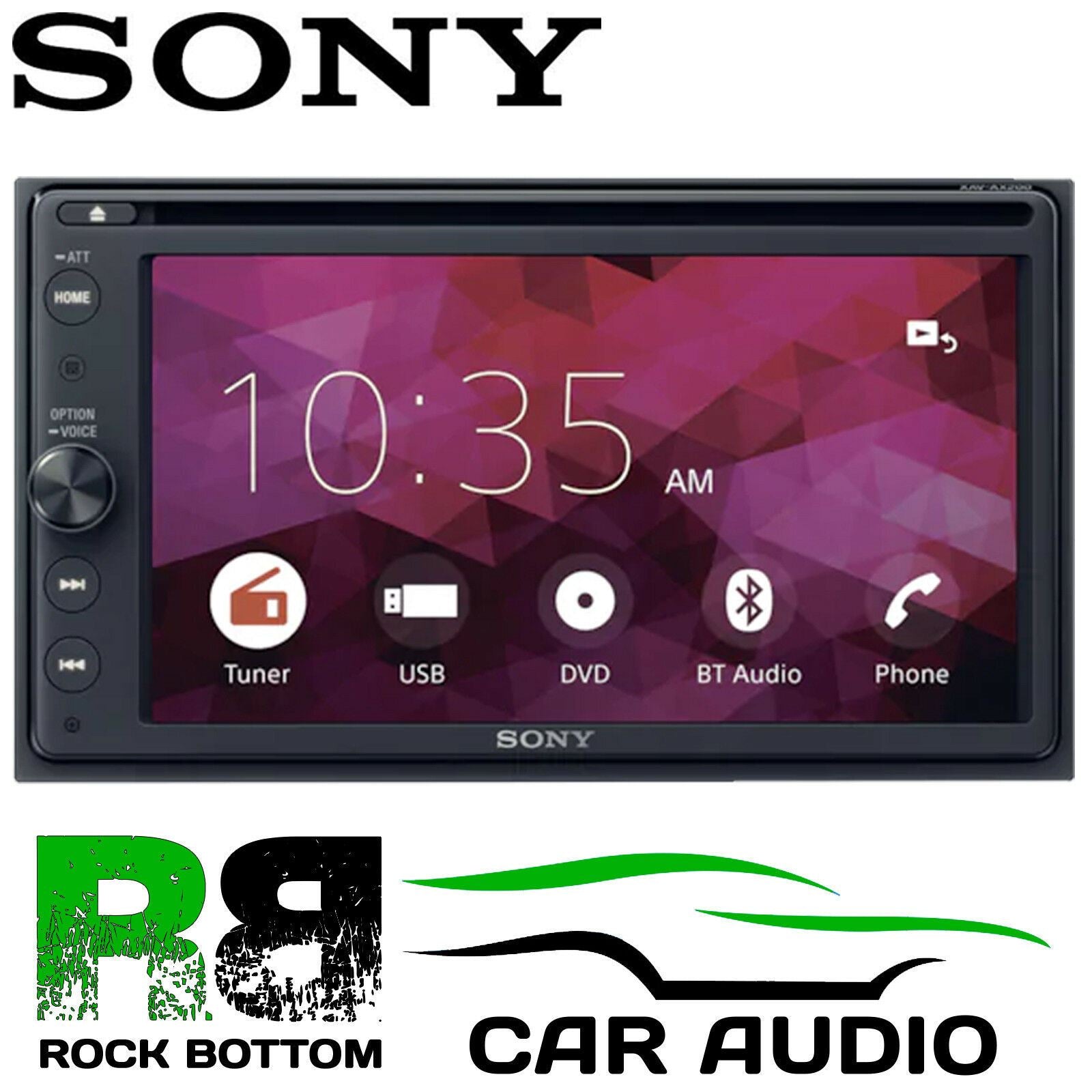 BMW Mini 2006-2013 SONY Bluetooth CD Car Stereo Black Fascia Kit CTKBM02
