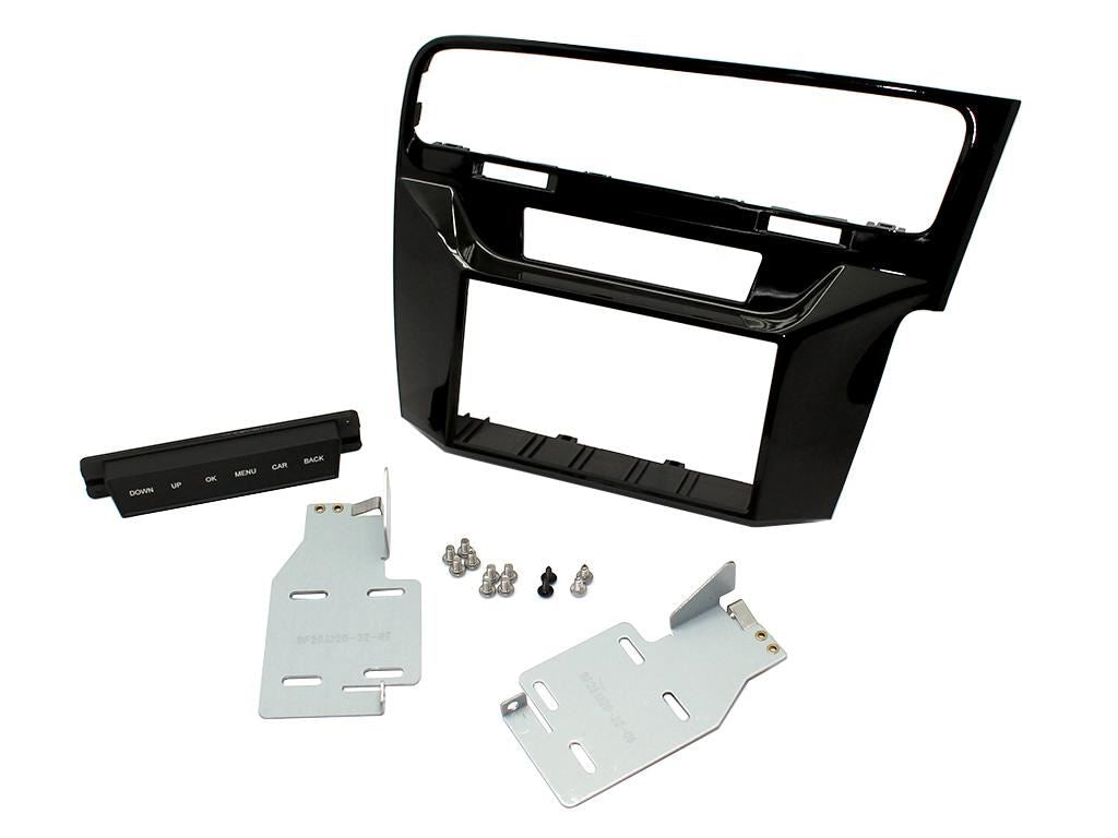 Grundig 6.8" Apple Android Double Din Stereo Fitting Kit + Steering Wheel Stalk Controls to fit VW Golf 2012-18