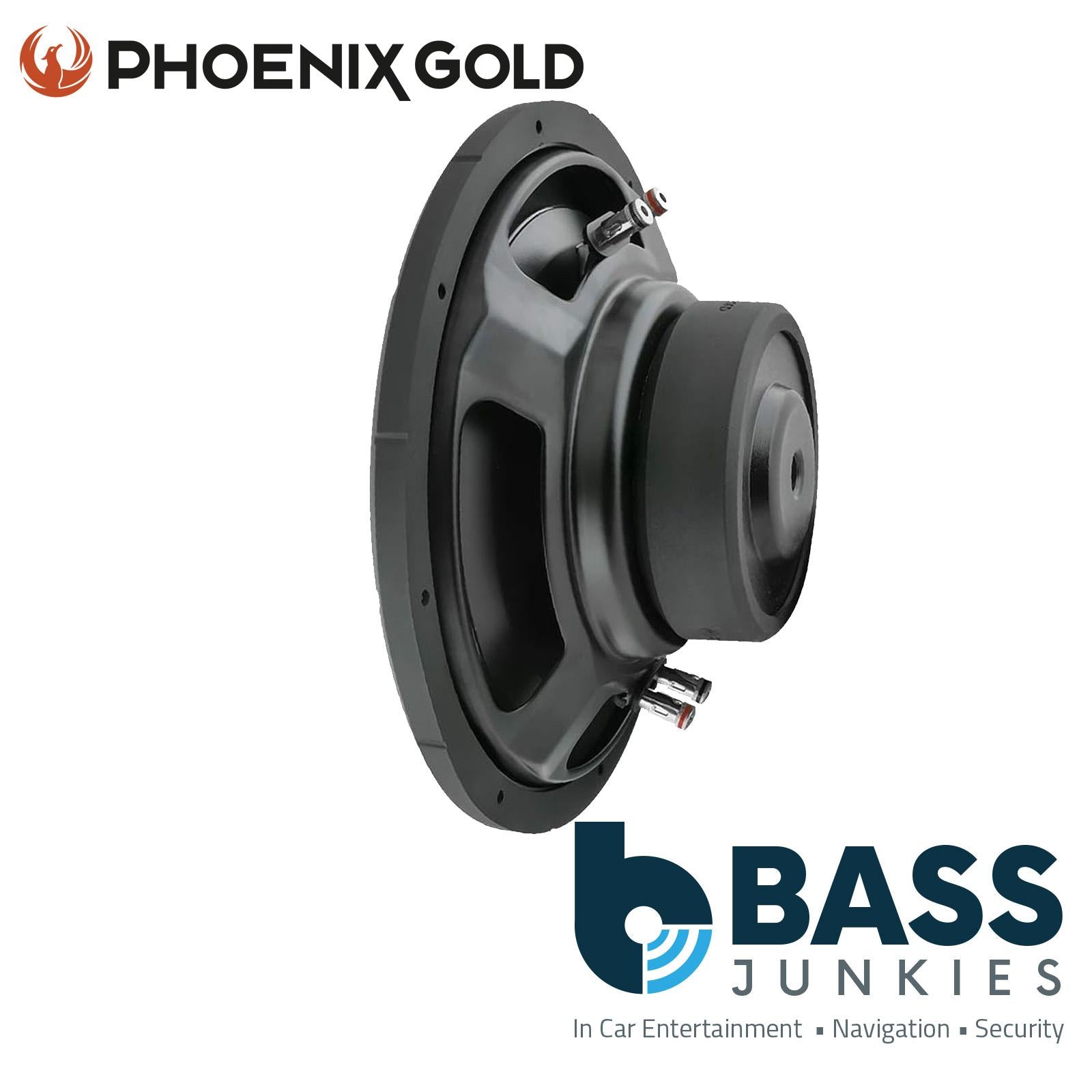 Phoenix Gold MX Series MX12D2 12" 300 Watts Dual 2-Ohm Slim Car Subwoofer