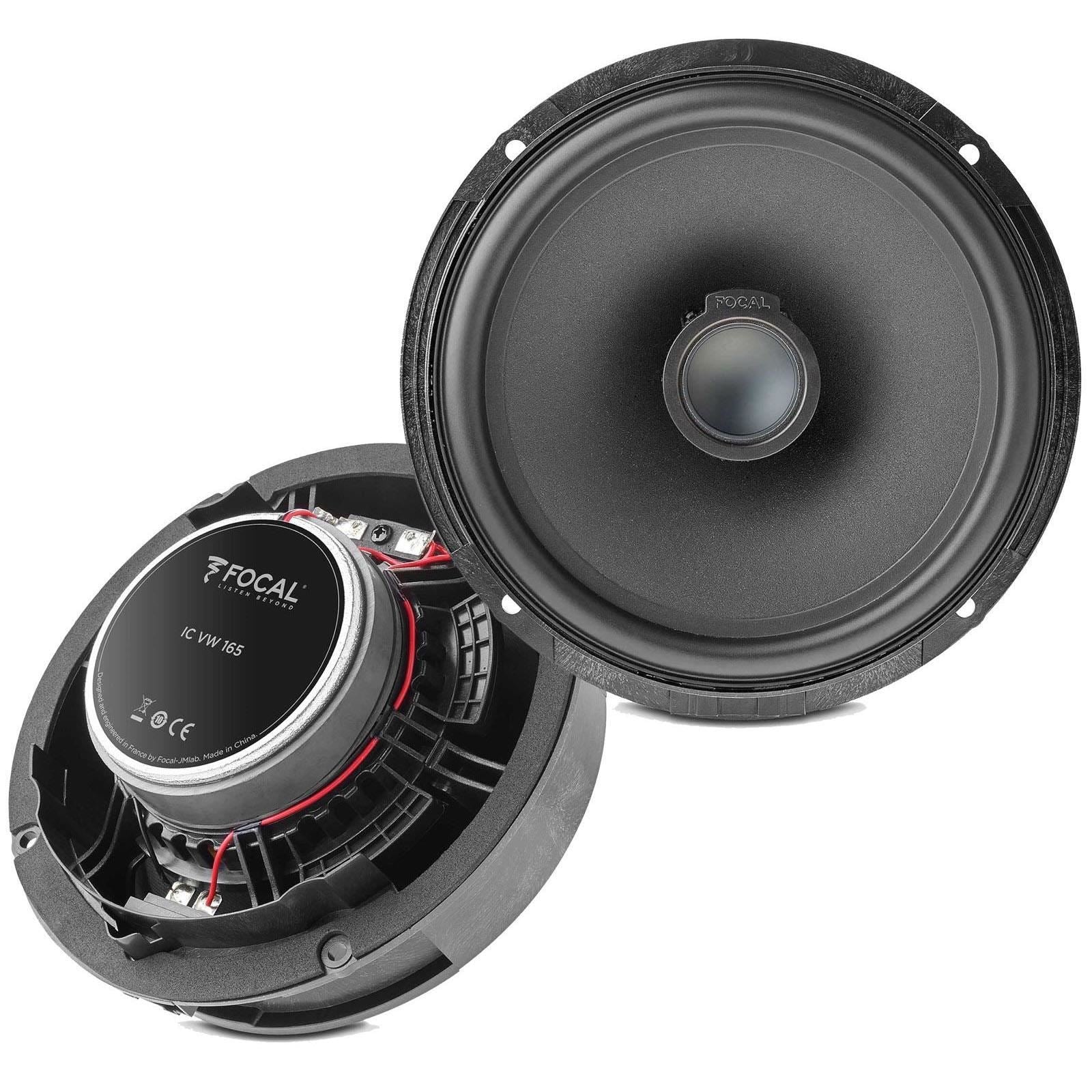 Focal 6.5" 240 Watts Coaxial Rear Car Door Speakers For Volkswagen Golf 8 2020-24