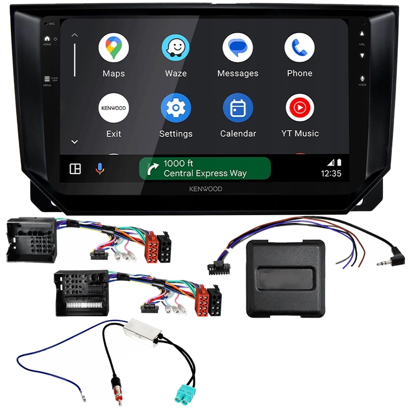 Kenwood 9" CarPlay Android Car Stereo Kit For Seat Ibiza Arona 2018 Onwards