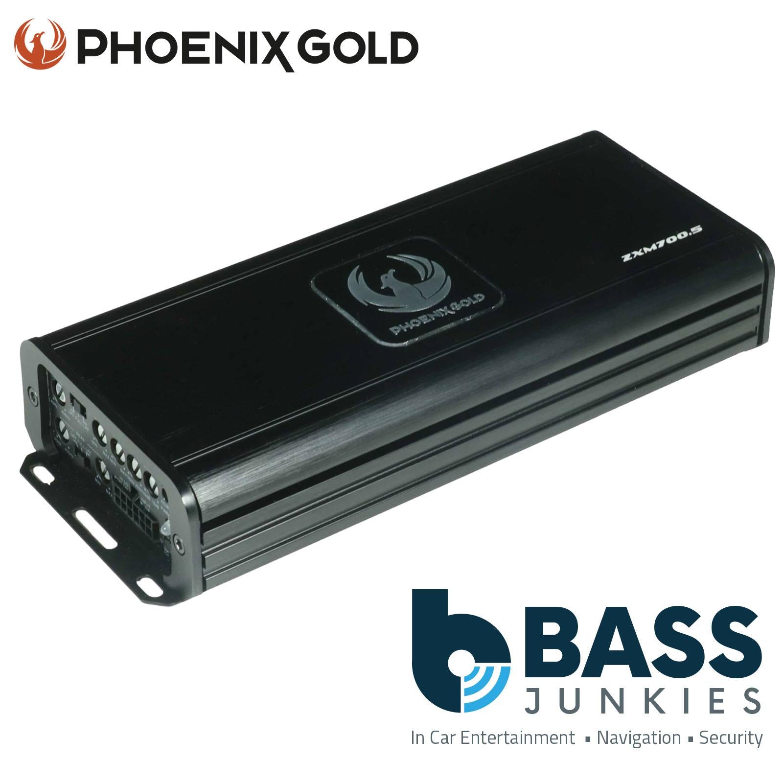 Phoenix Zx Phoenix Gold ZXM700.5 Amp ZX Series 5 Channel Class D Mini Amplifier