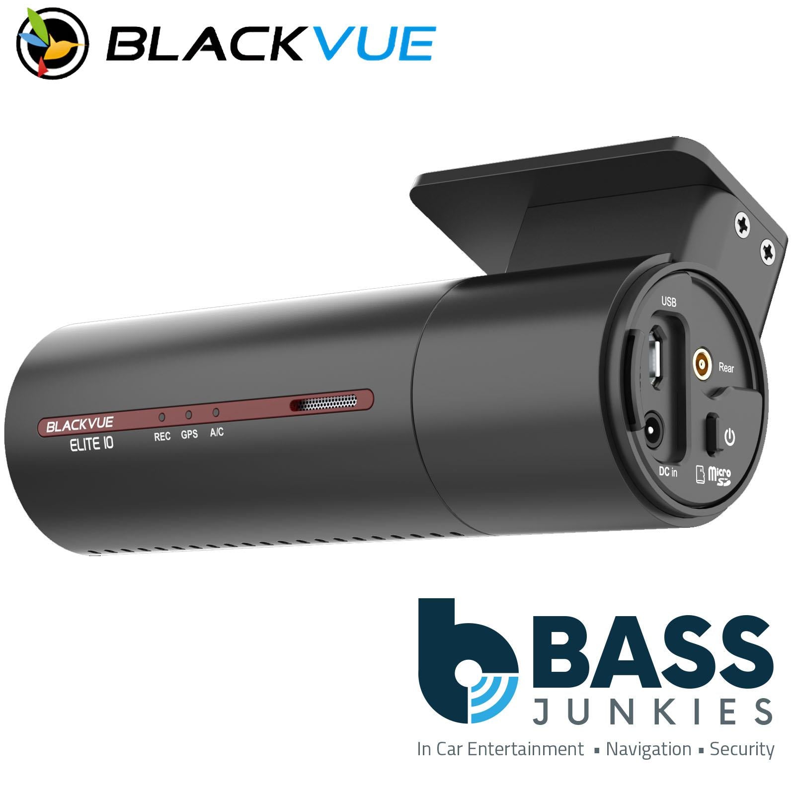 BlackVue Elite 10 - 1 Channel Black 64GB 4K HDR Wifi GPS Front Car Dash Camera