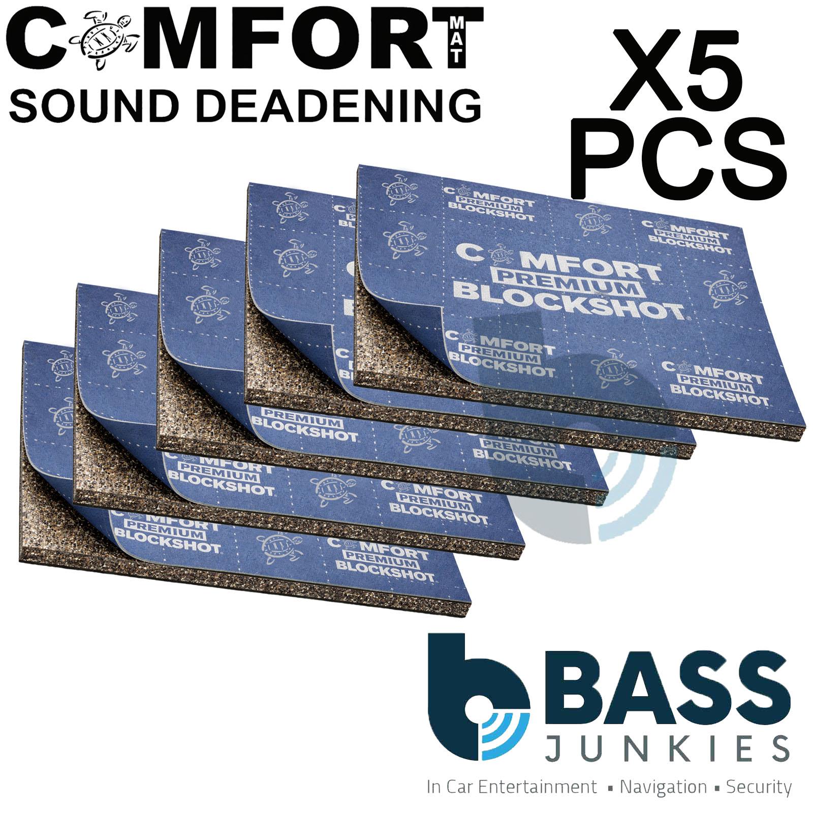 Comfort BLOCKSHOT 8 - 5 Sheets 8mm 500x700mm Sound Isolator Mat Kit