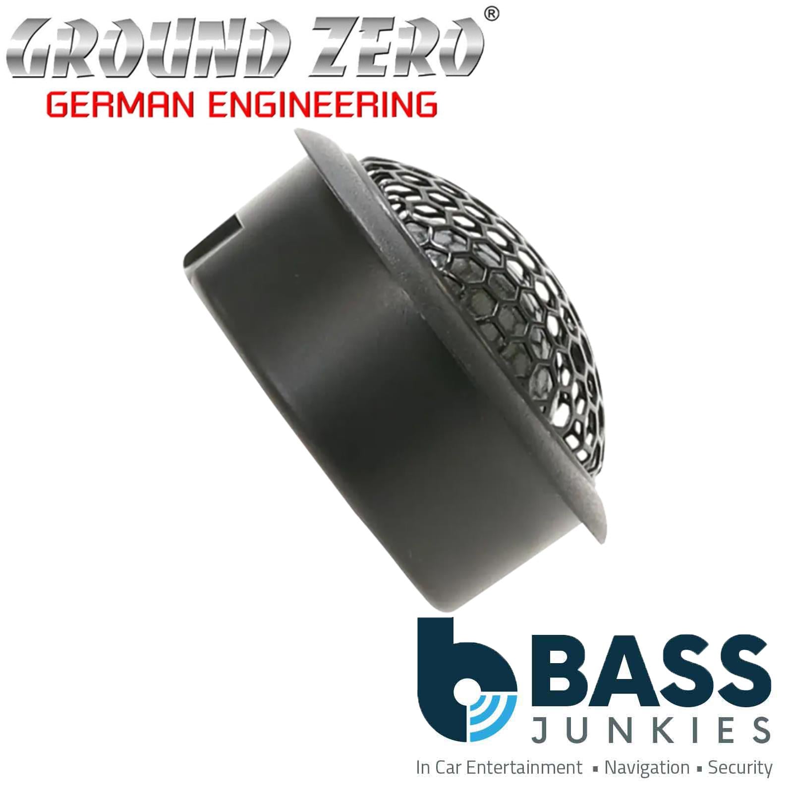 GROUND ZERO GZUT 28SQ 130 Watts 28 mm / 1.1″ silk dome tweeter