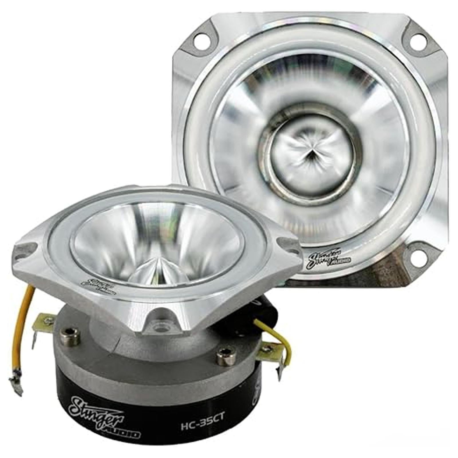 Stinger HC-35CT - 3.5" 250 Watts High-Fidelity Car Audio Compression Bullet Tweeters