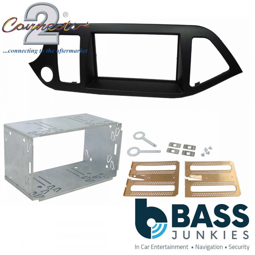 Connects2 CT23KI36L Kia Picanto 2011 Onwards Car Stereo Double Din Fascia Panel