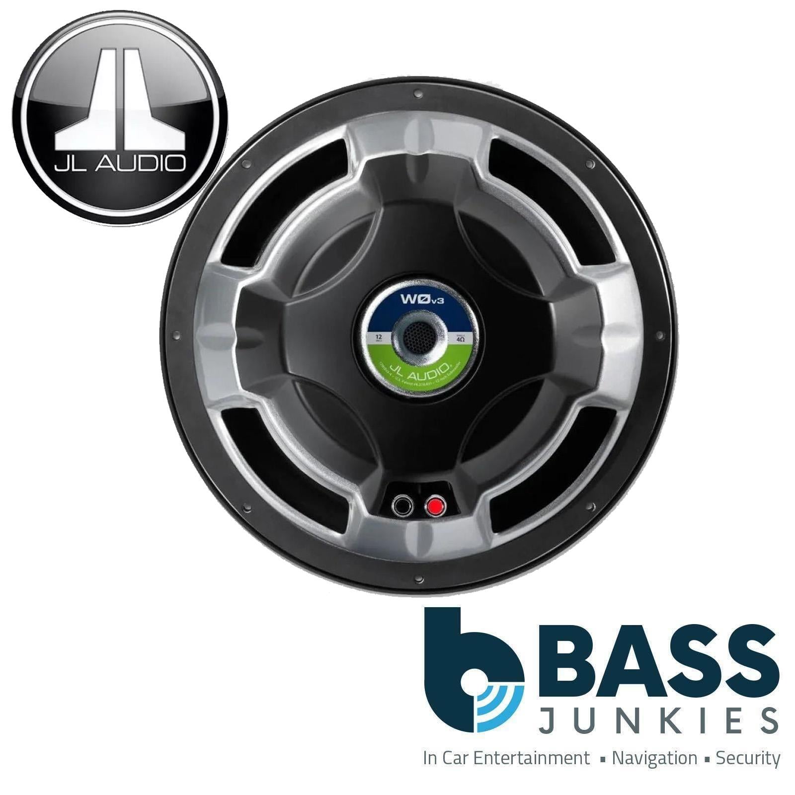 JL Audio 12W0v3-4 - W0v3 12-inch Subwoofer (300 W, 4 Ω)