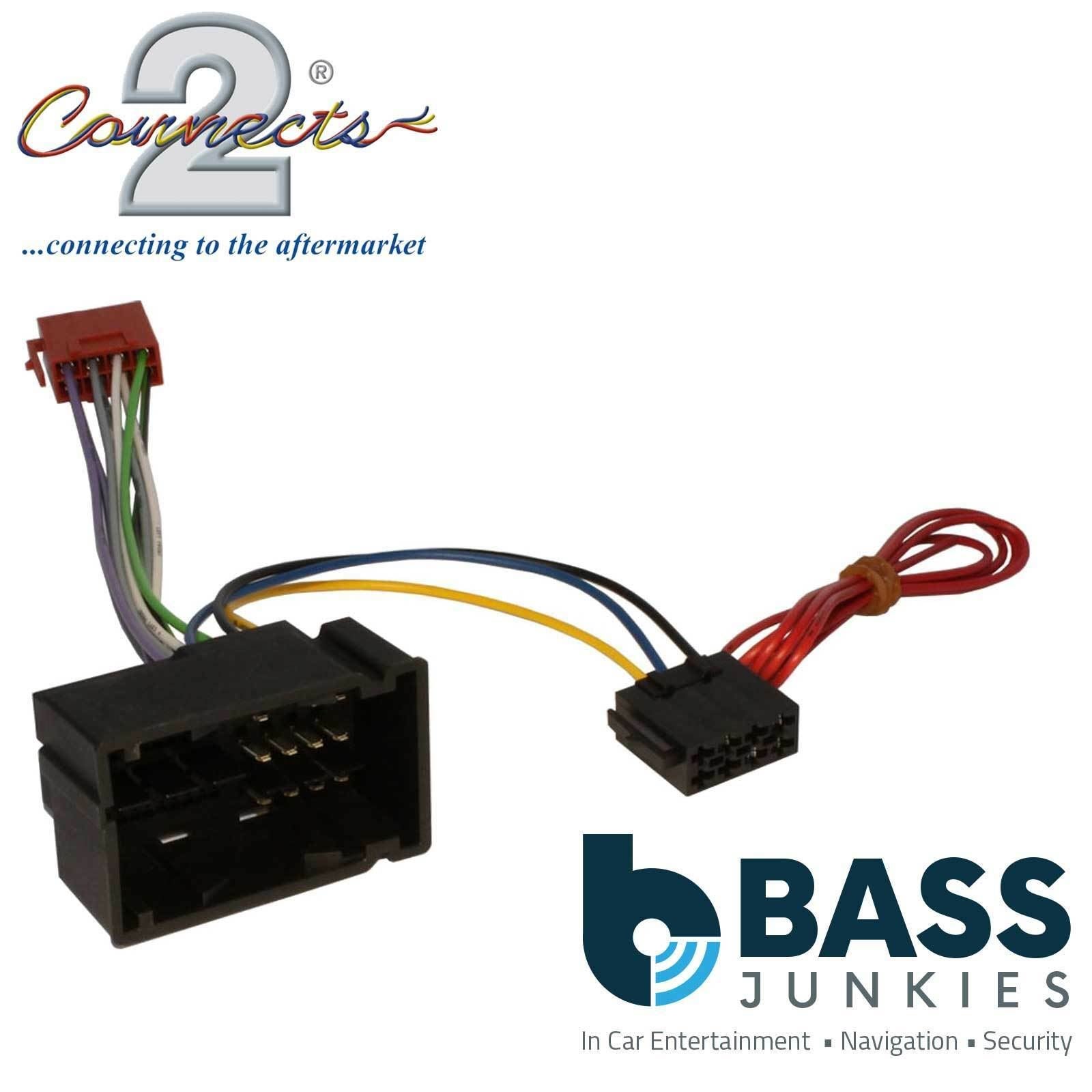 Connects2 CT20JP06 - Jeep Grand Cherokee 2014 Onwards Car Stereo ISO Wiring Harness Adaptor Lead