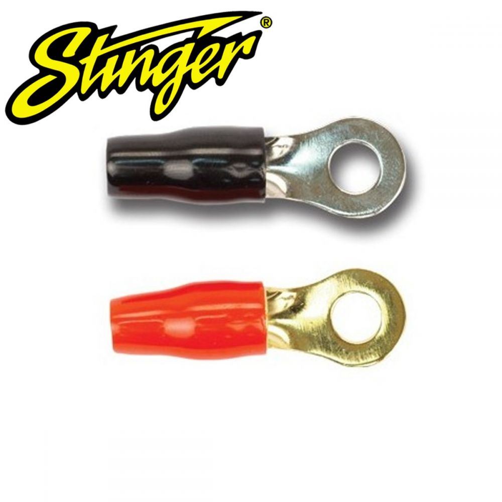 Stinger SPT5104 Shoc-Krome 4 GA. Crimp Ring Terms