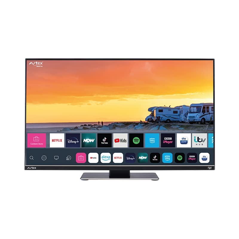Avtex W215TS 21.5" (21.5inch) [DC 12v/24v] 240v AC Wi-Fi | Internet | Full HD | HD Freesat Decoder | Smart TV | DVB-T | DVB-S | Amazon Prime|Disney+|iPlayer|Netflix|Now TV|YouTube Full 1080p