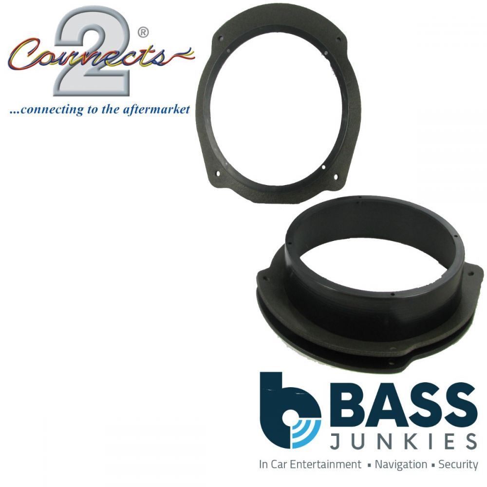 Connects2 CT25FT05 - Fiat Stilo Bravo Croma 165mm 6.5" Front or Rear Car Speaker Adapter Brackets