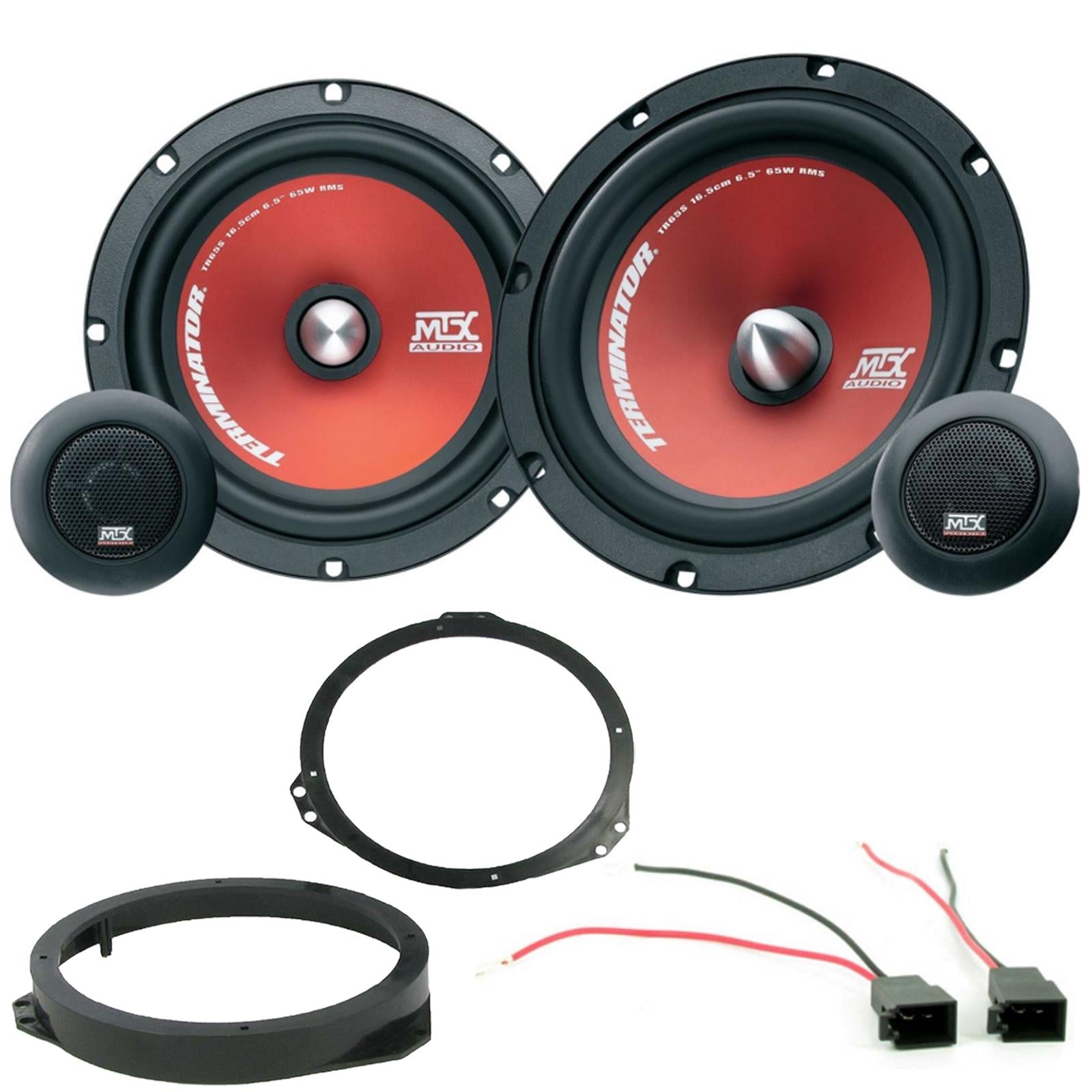 MTX TR65S 6.5" 450 Watts 2-Way Car Door Speaker Kit for Vauxhall Vectra C