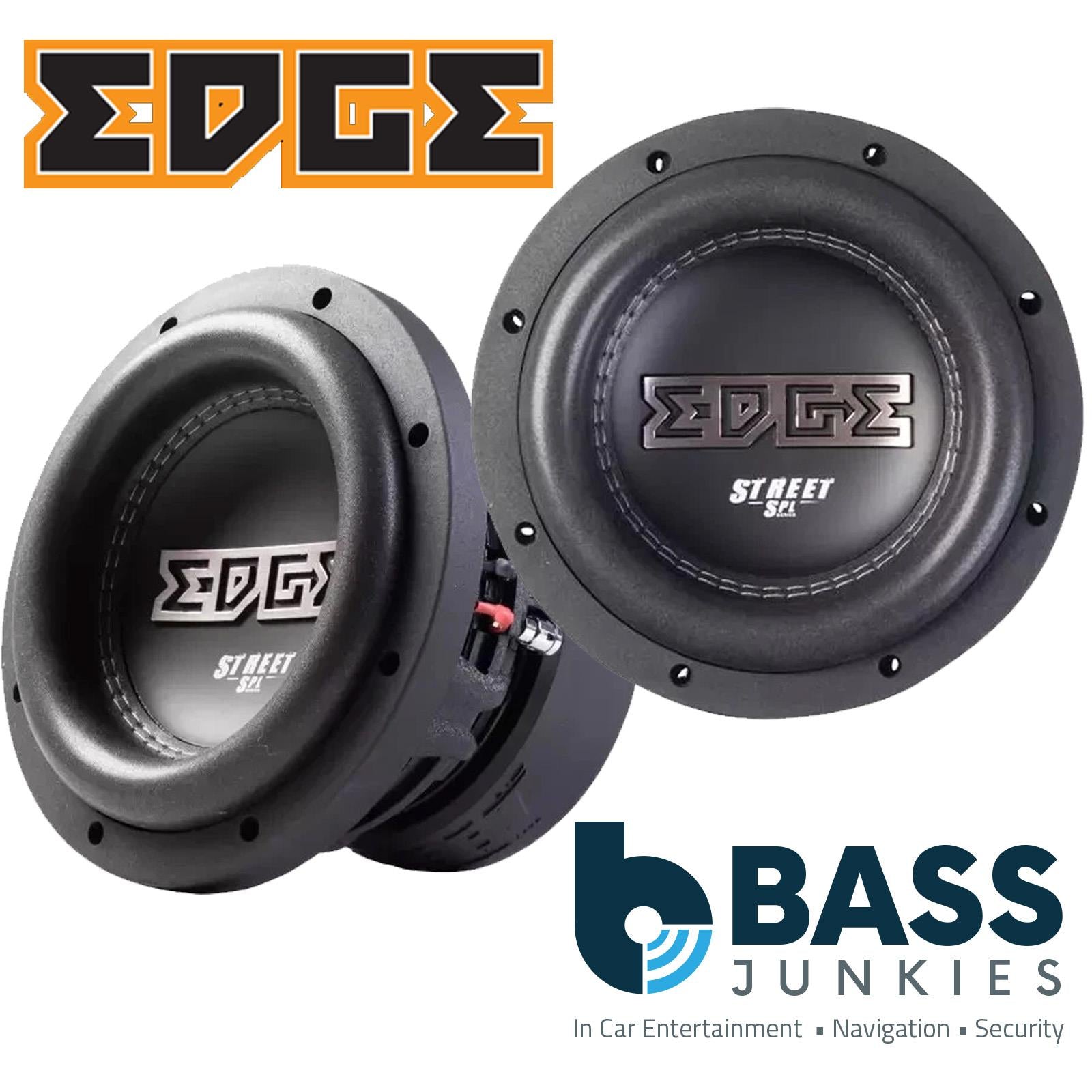 Edge EDP82SPL-E3 - 1400 Watts 8" Inch 20cm Dual 2 Ohm Car SPL Sub Subwoofer