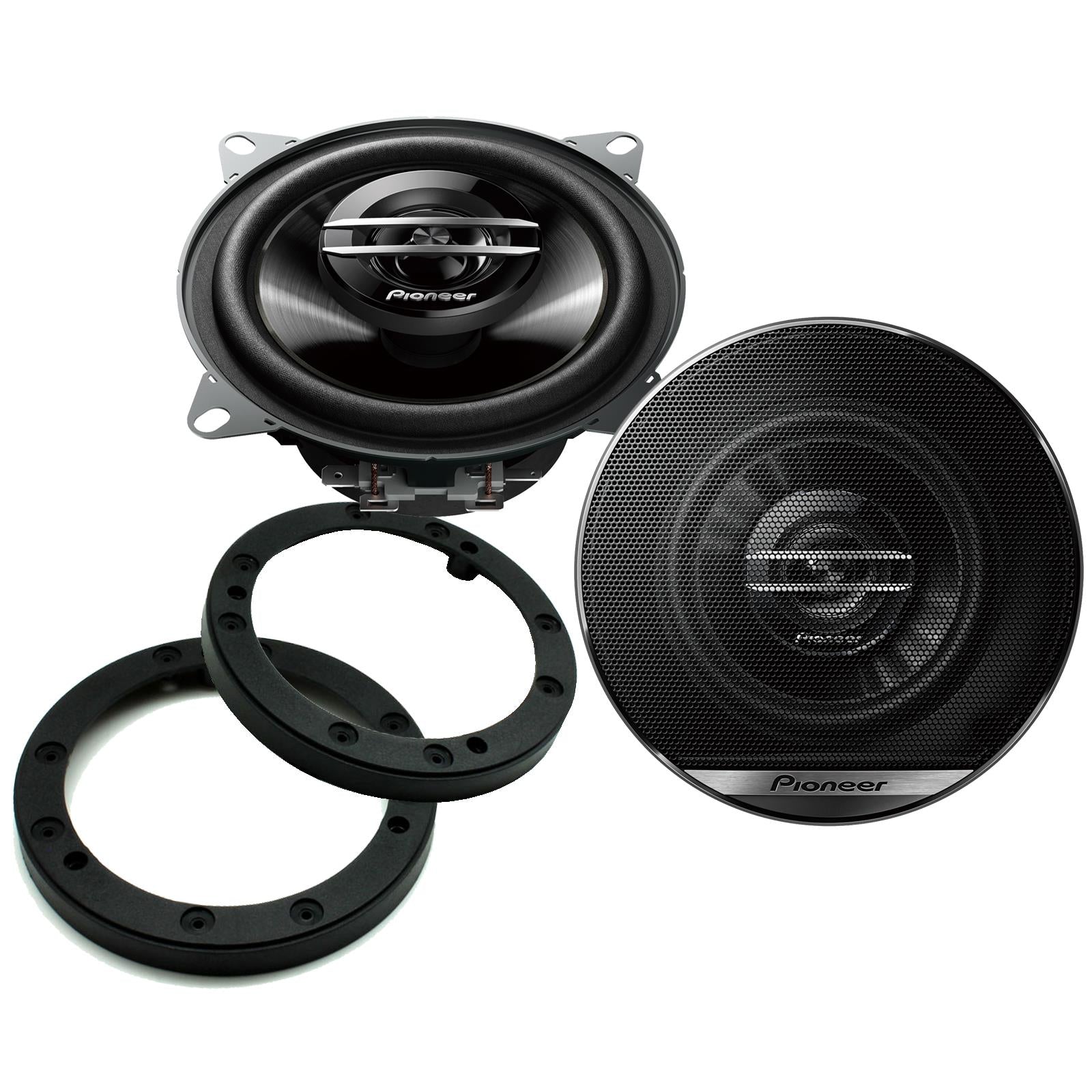 Pionner TS-G1020F 100mm/10cm/4" 2-Way Coaxial Car speakers (Per Pair Max 420|60 watts RMS) Fits Universal