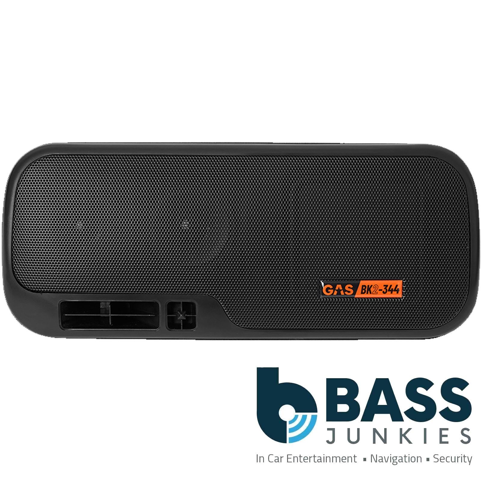 Gas 3-way 4Inch Box Square Speaker Pair 150 Watt 4Ohm 75RMS