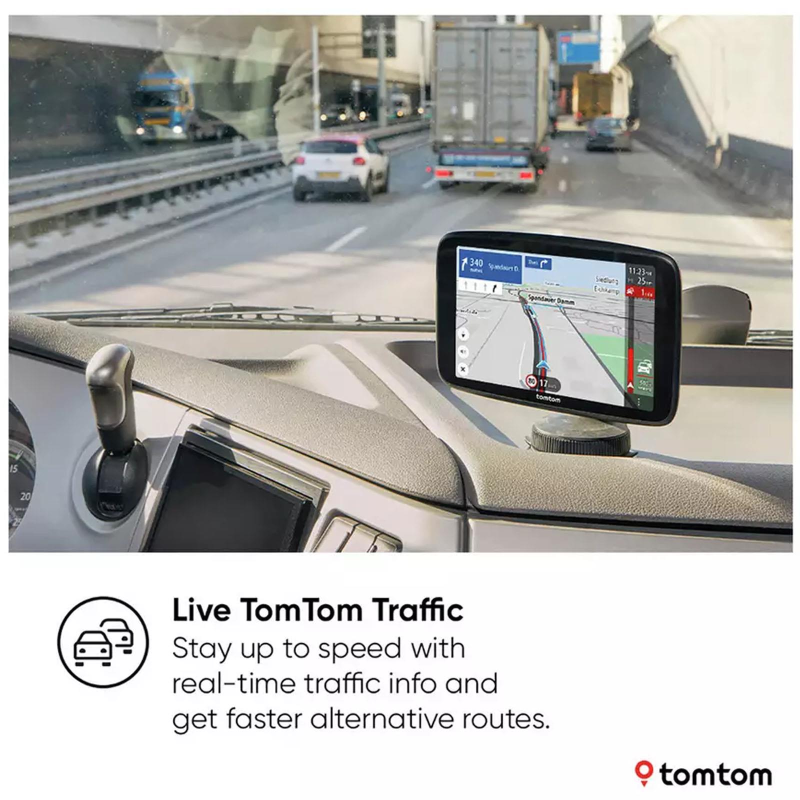 TomTom GO Expert Plus 6" HGV Truck GPS Sat Nav Portable Navigation Europe WiFi