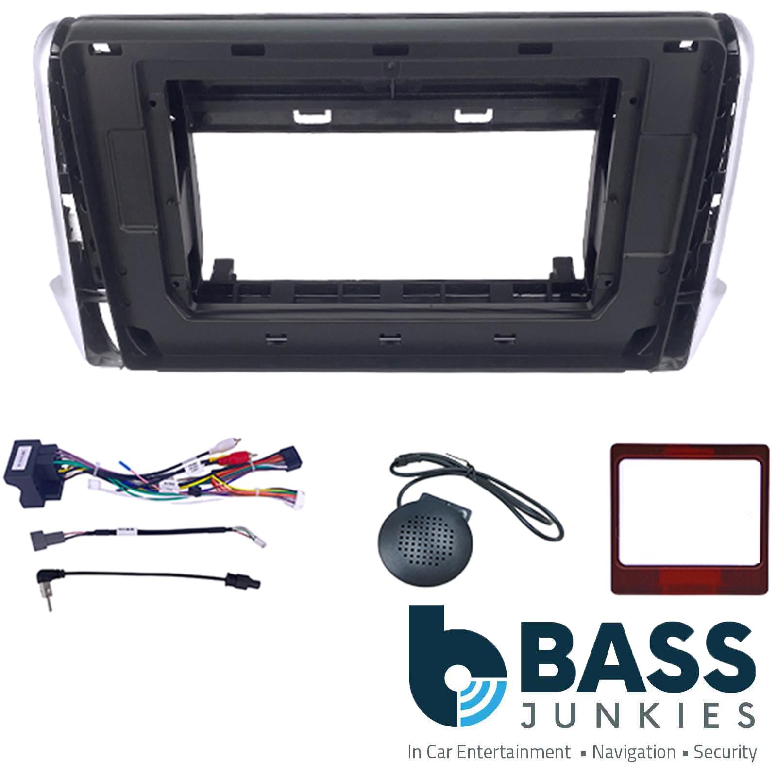 For Peugeot 308 408 Black 07-13 Fascia Panel Interface for 9" Android Car Radio
