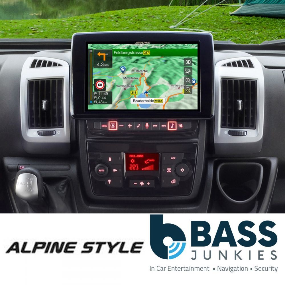 Alpine X902D-DU - Fiat Ducato MK3 - Citroen Jumper - Peugeot Boxer - 9” Navigation Bluetooth DAB+ Apple CarPlay Android Auto Spotify HDMI Camper Stereo Screen