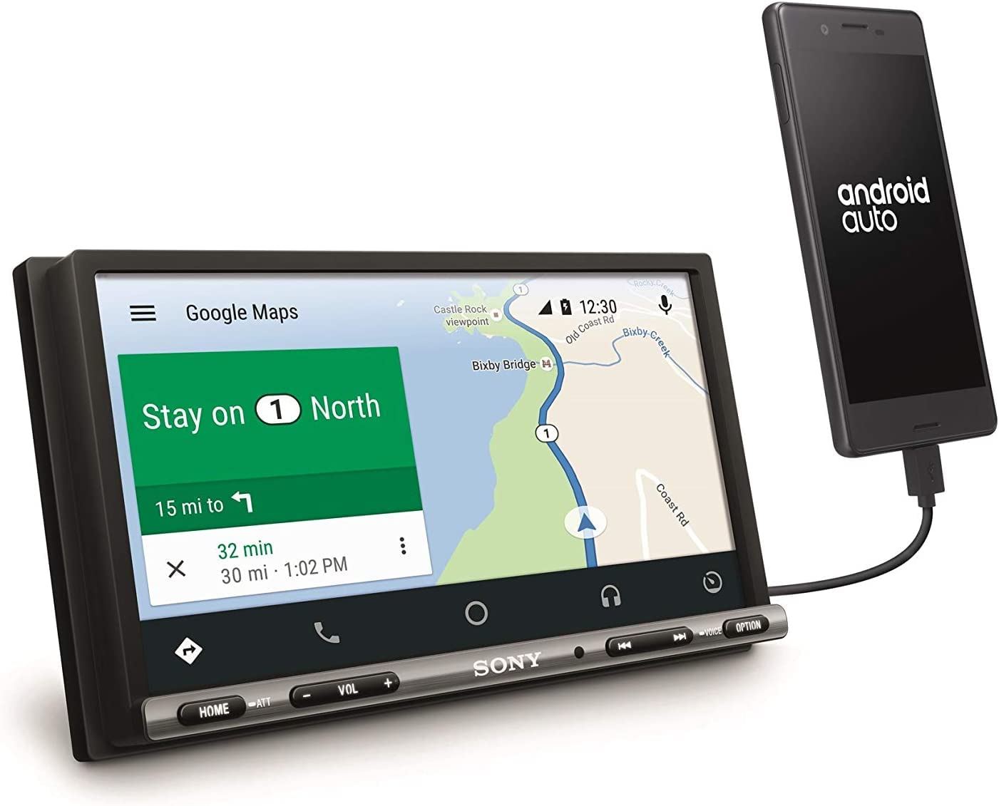 Sony XAV-AX3005 Premium Media Receiver (6.95 ", DAB +, Bluetooth, Apple CarPlay, Android Car)