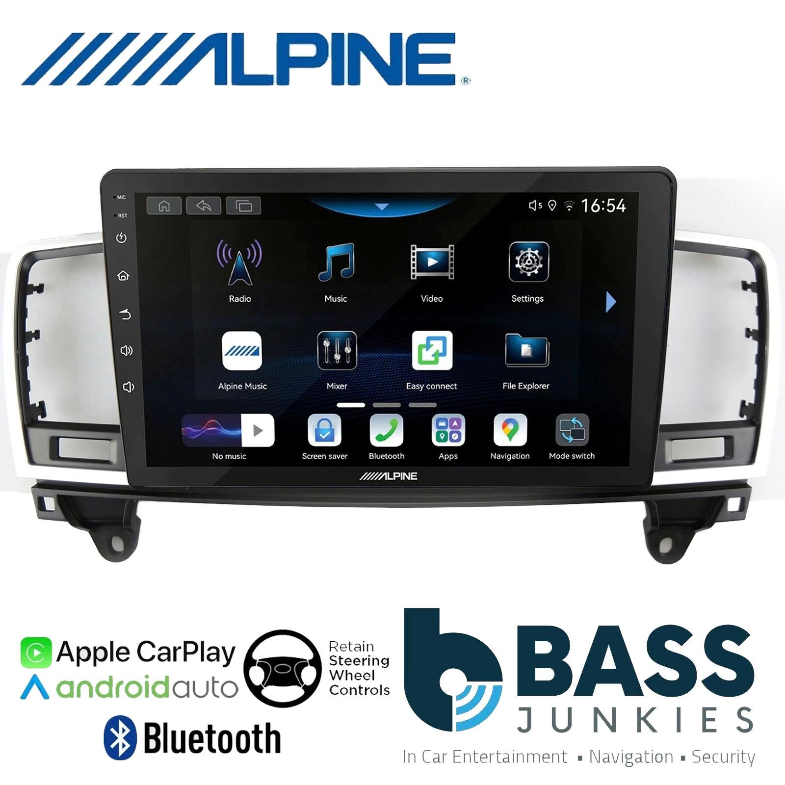 Alpine 9" CarPlay Android Car Stereo Kit For Mercedes ML GL NON Amplified 12-15
