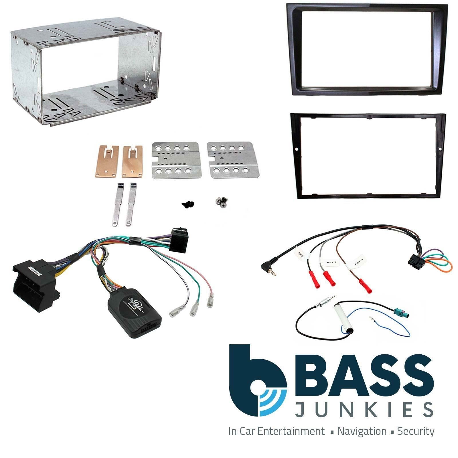 Vauxhall Astra Car Stereo Double Din Fascia Steering Wheel Interface Kit CTKVX34